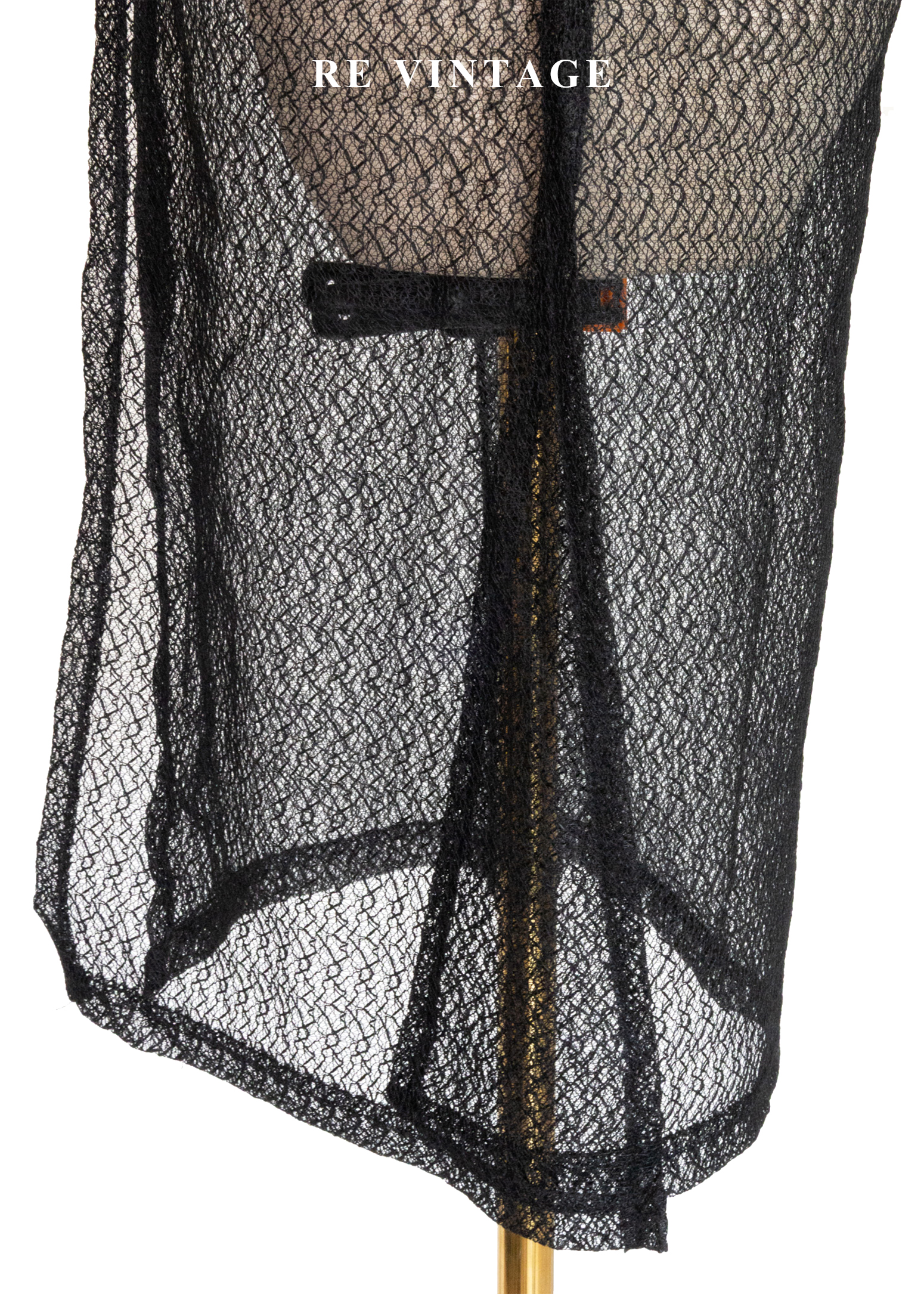 半透夢境中國釦蕾絲洋裝/罩衫13