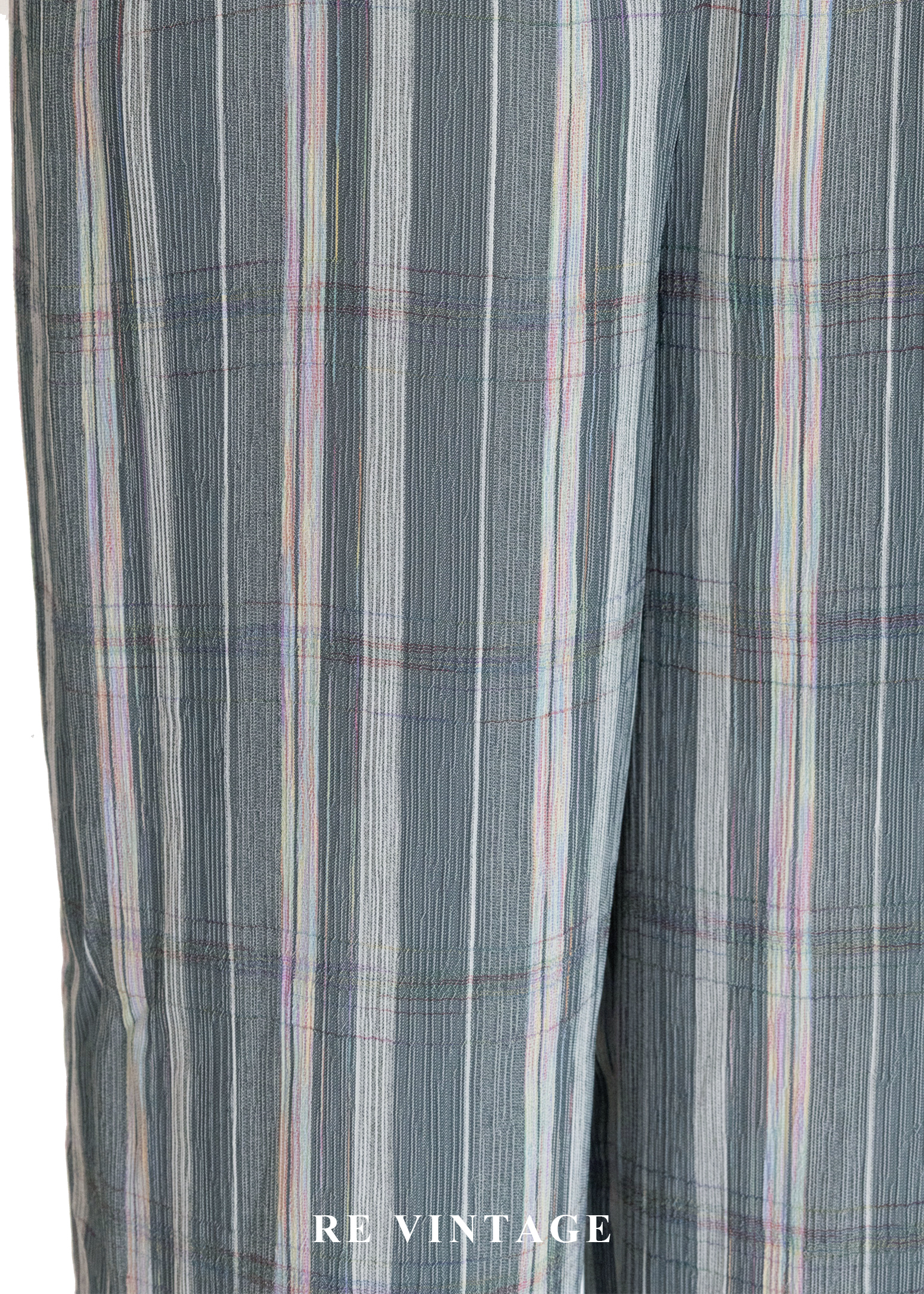 色鉛筆線條冷灰色長褲(28")14