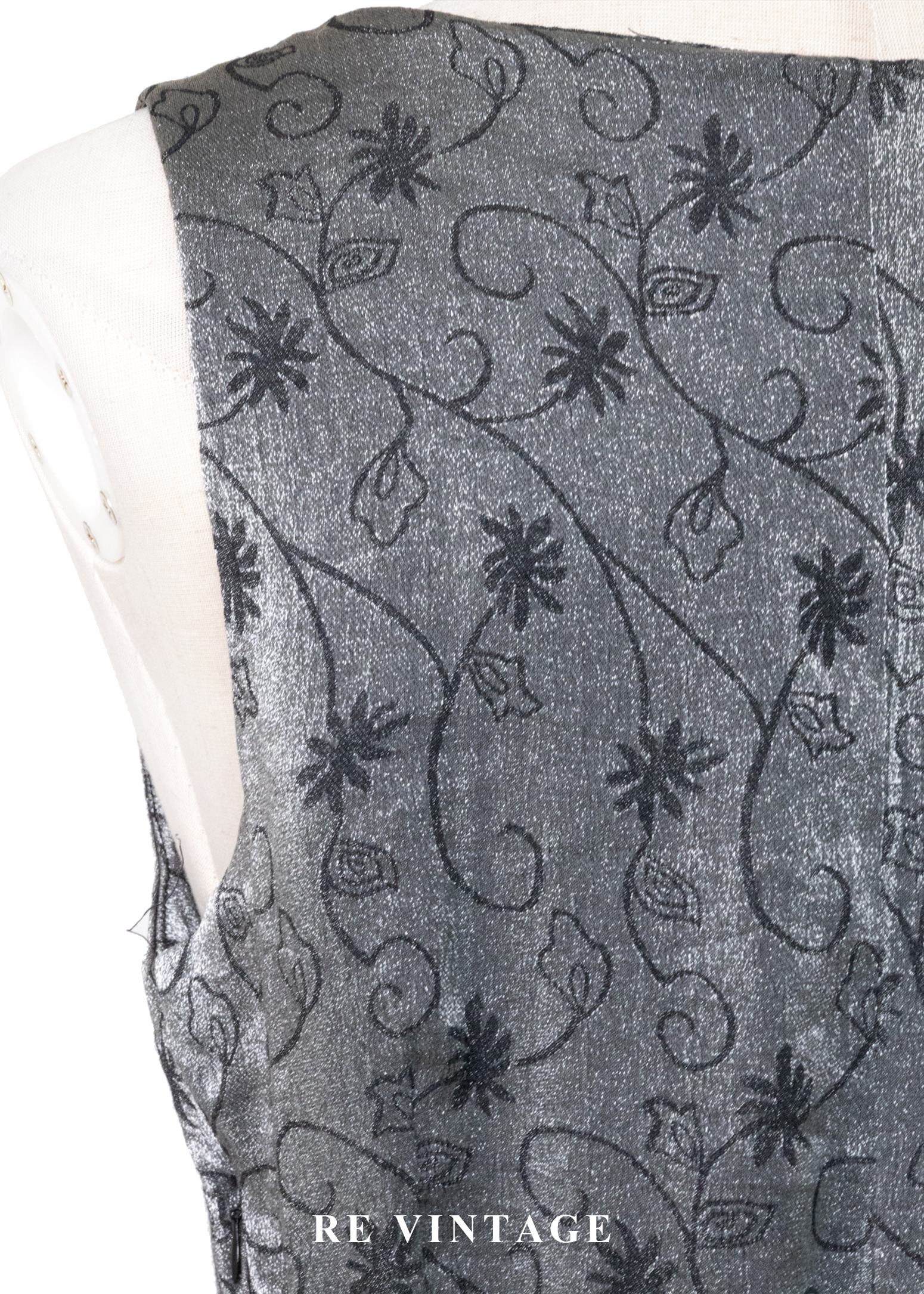 銀河裡的雛菊 - 銀線花卉連身長裙16