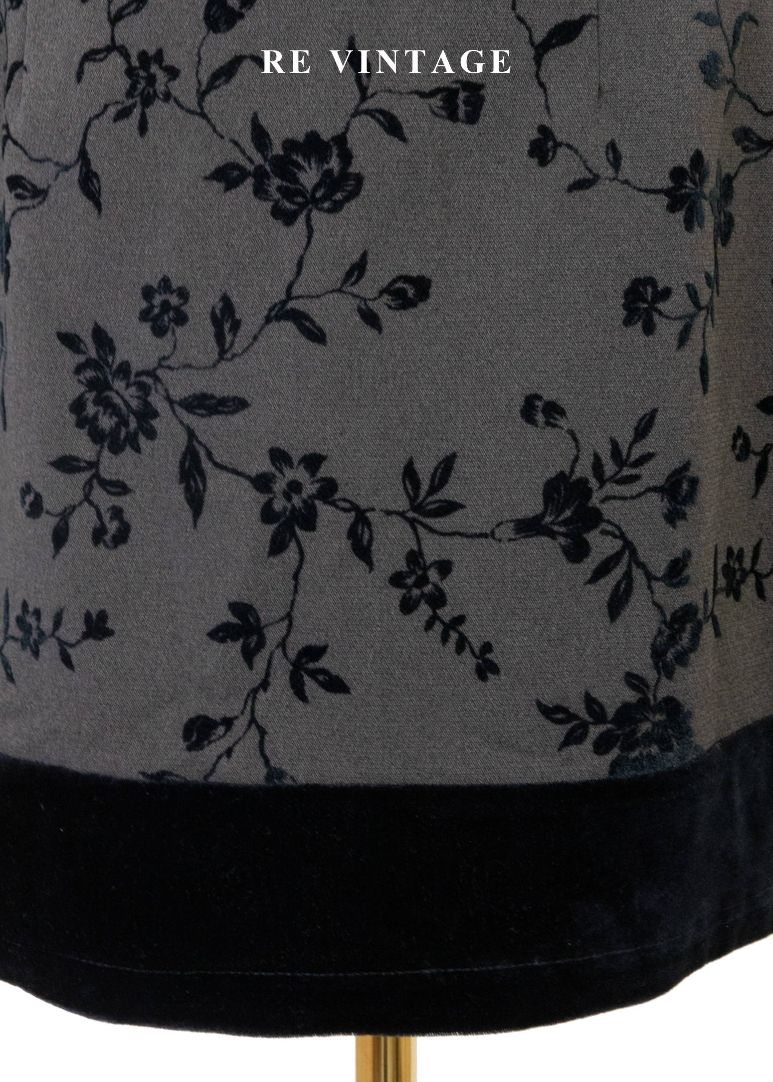 柔霧花園枝葉藤蔓短裙(26")4