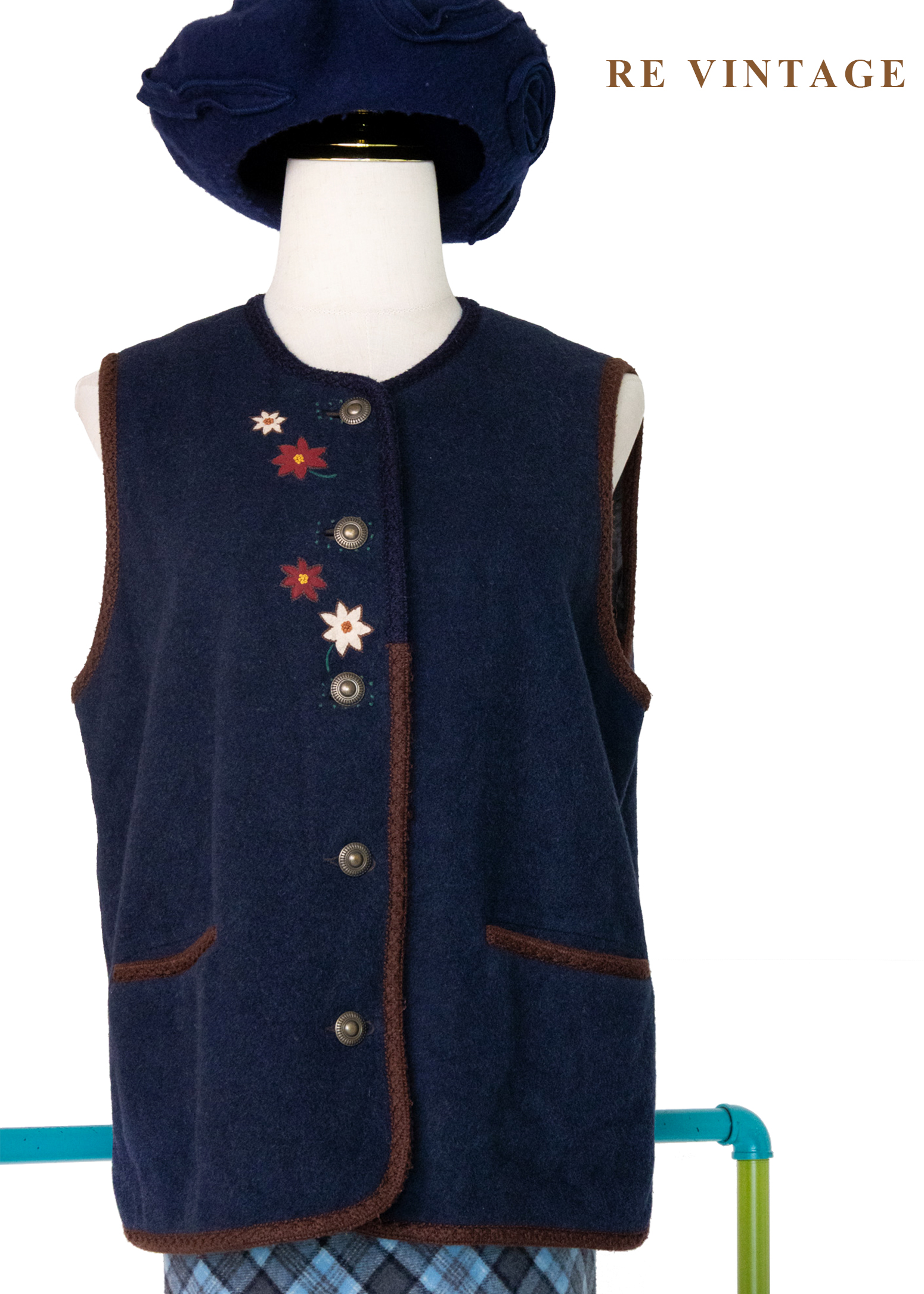 阿爾卑斯山小花背心