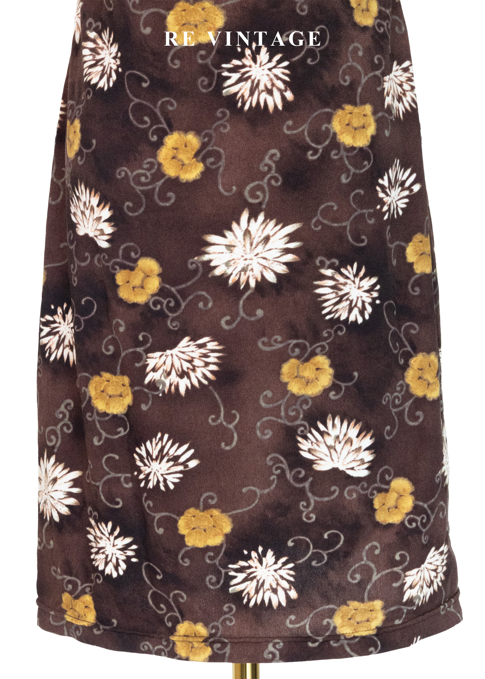 Mocha 雙色小花迷你短洋裝6