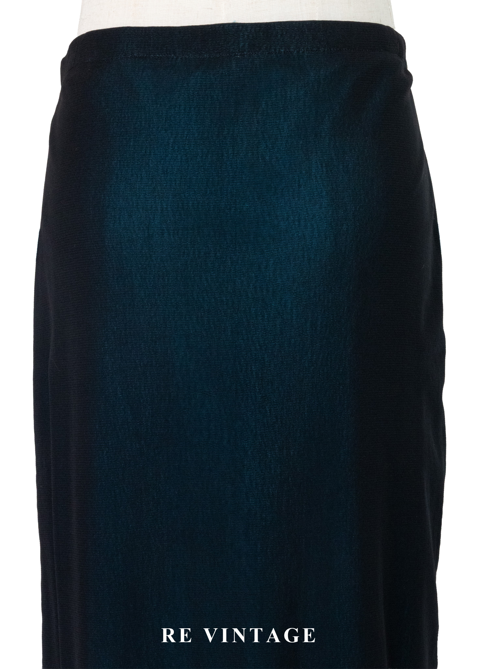 極夜流光深海礦物藍長裙(26-30")7