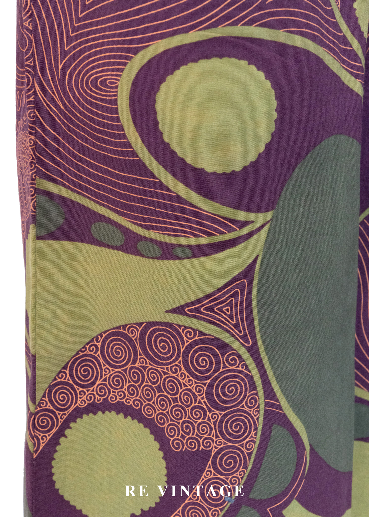 迷幻綠洲花紋流動美褲(26")12