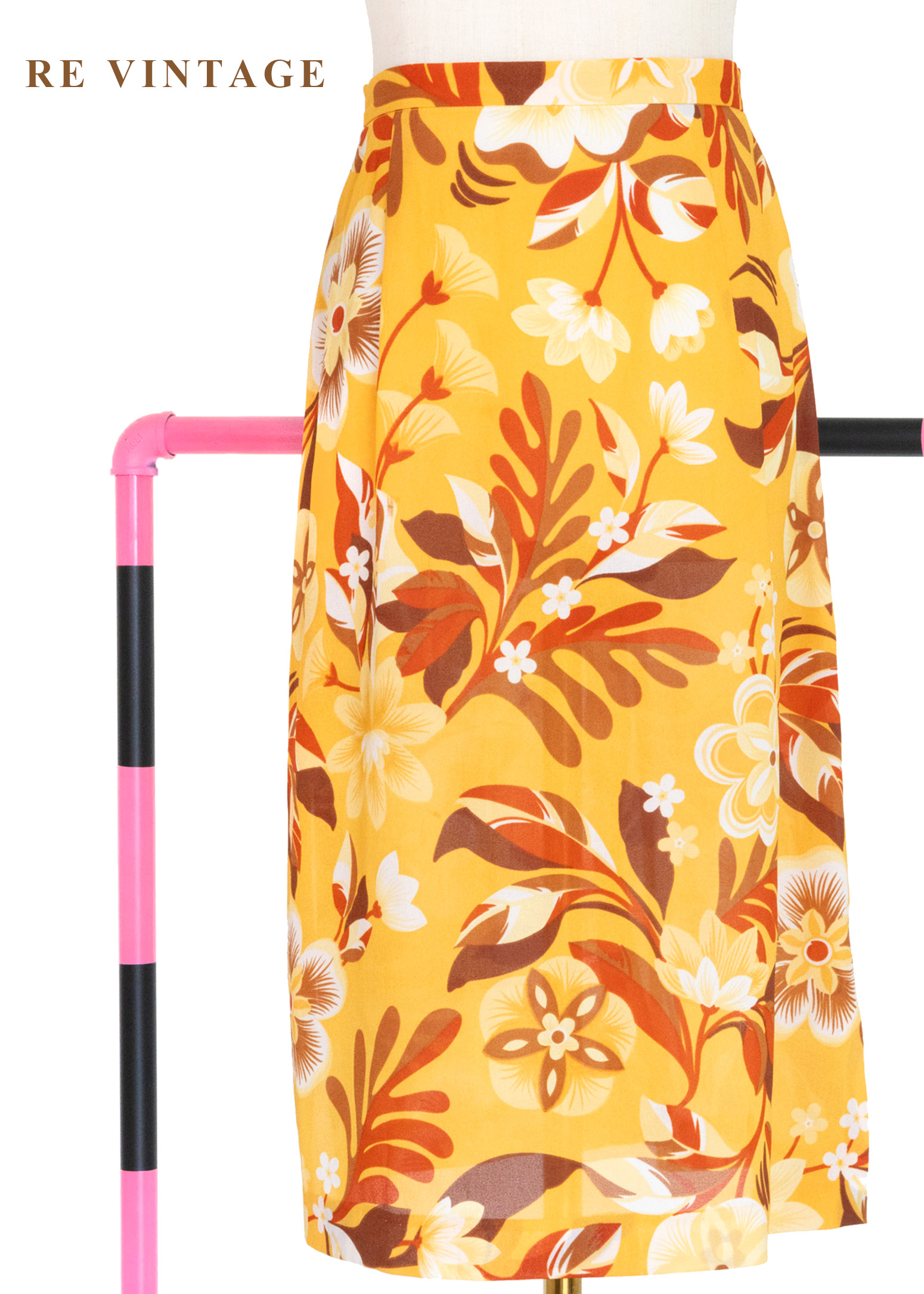 夏日度假感嬉皮花朵雪紡裙(25")