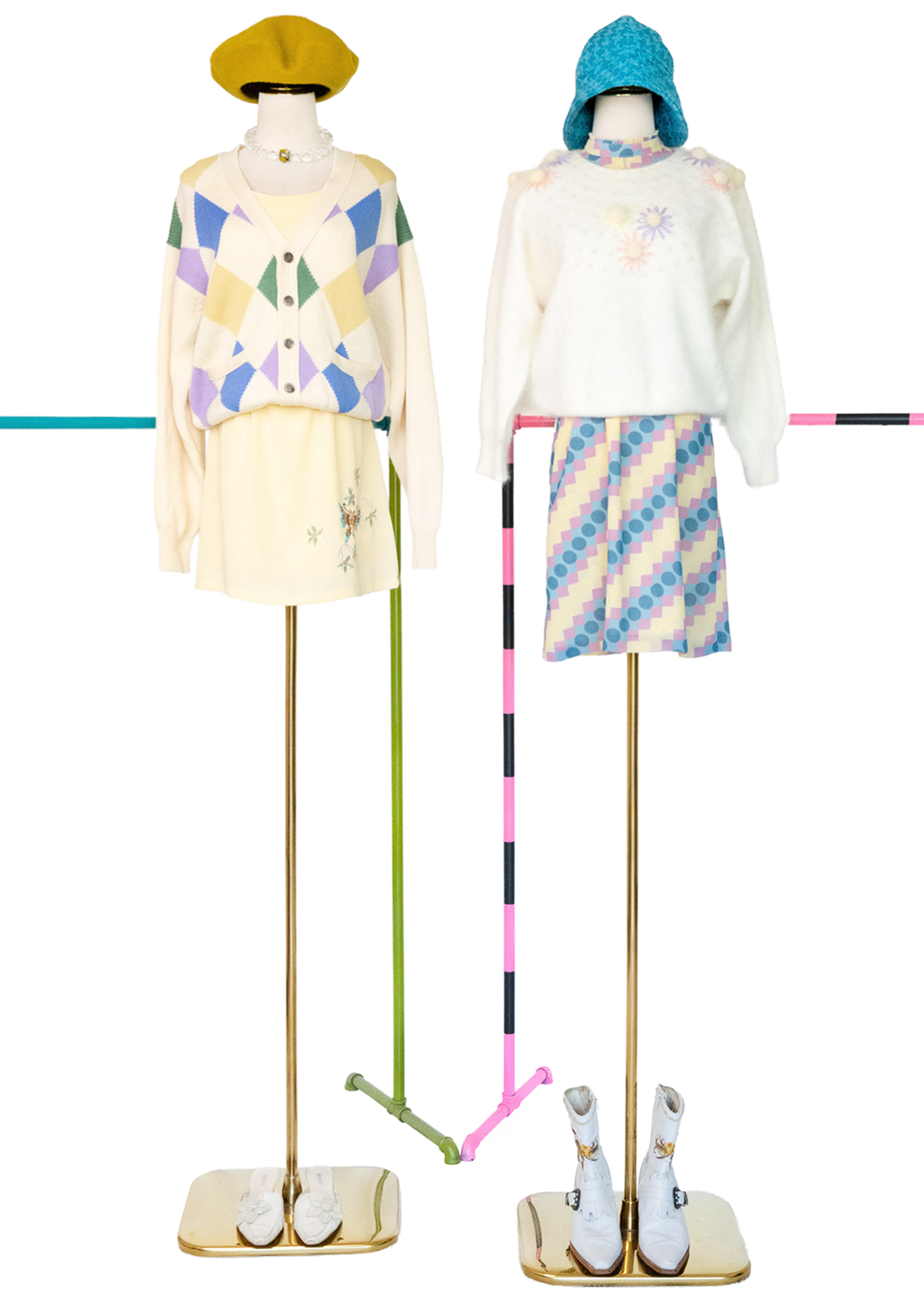 雲朵雛菊立體毛球針織毛衣2