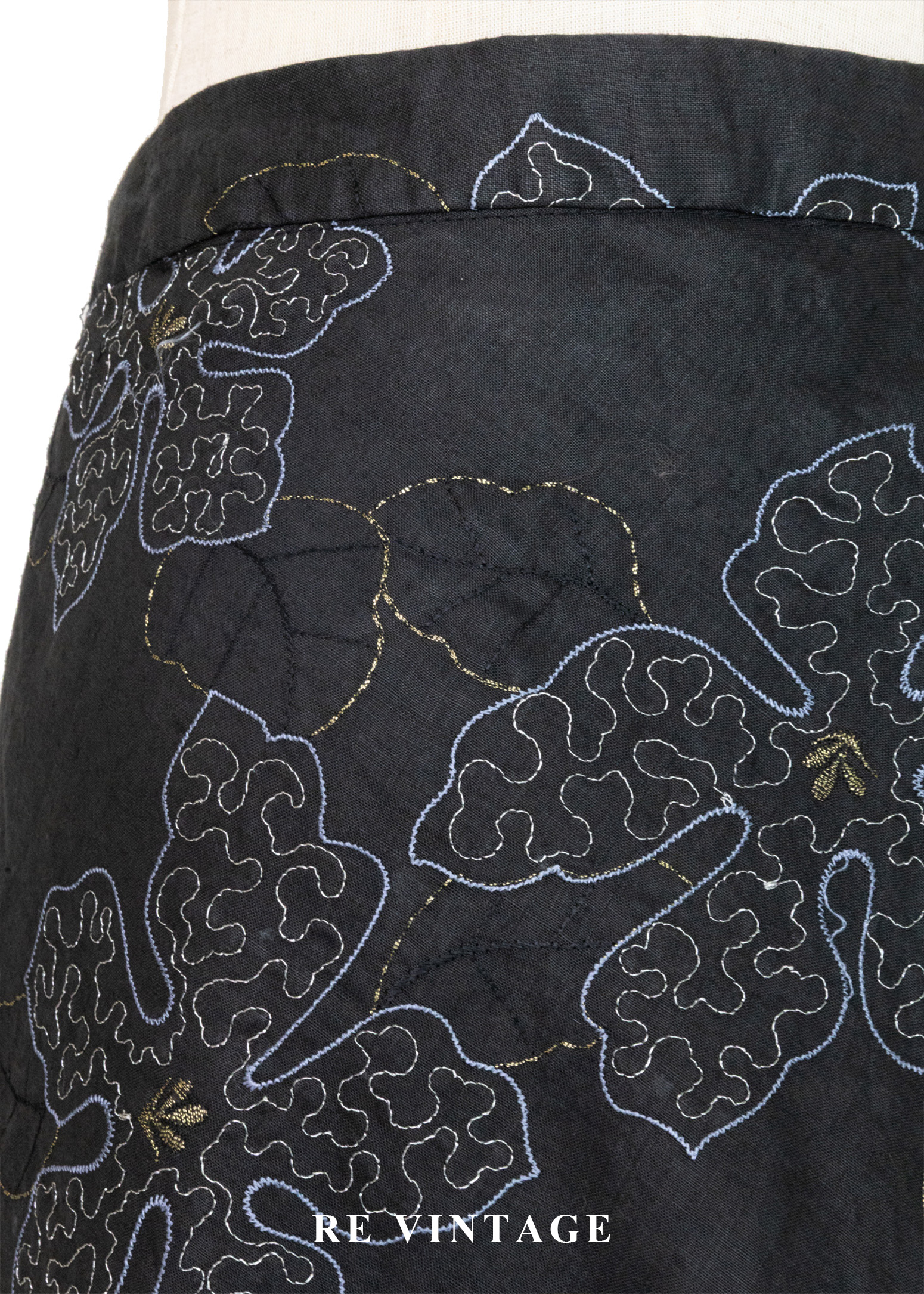 華麗金銀刺繡花花美裙 (30")12