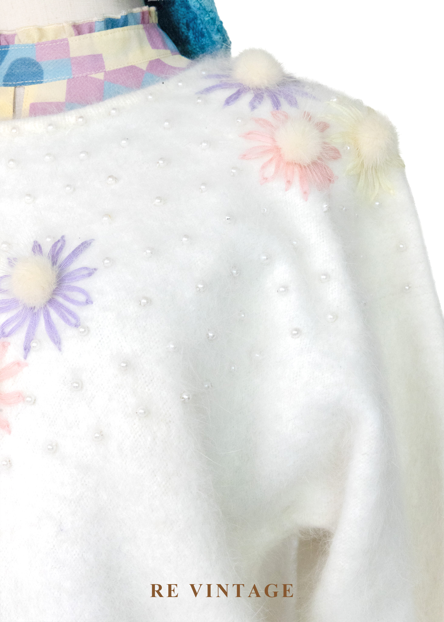 雲朵雛菊立體毛球針織毛衣5