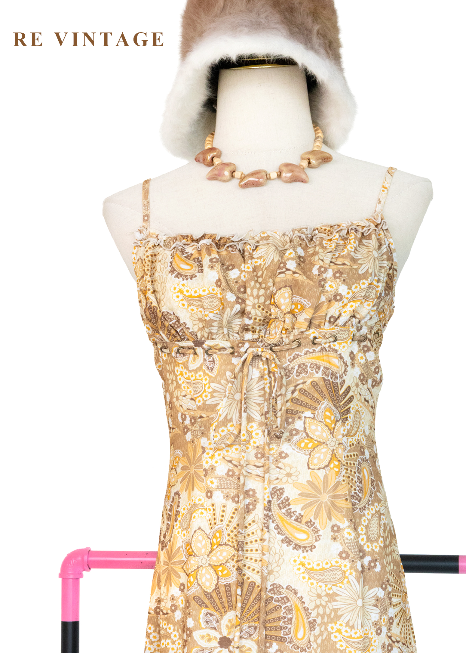 法式暖陽漫步細肩帶洋裝3