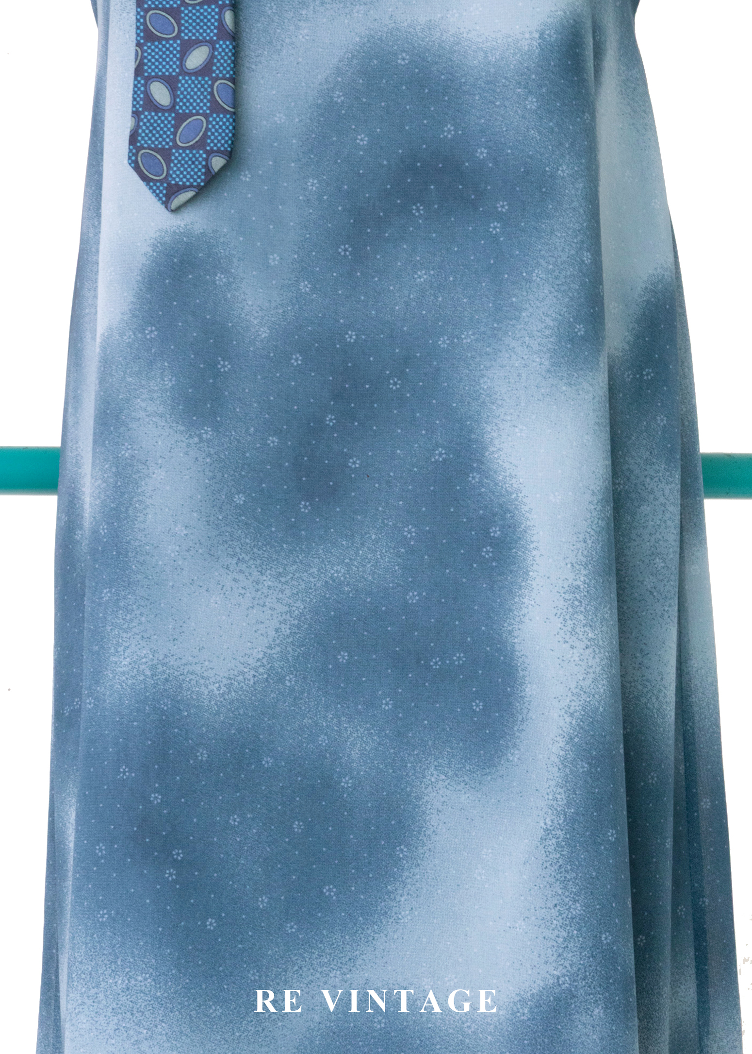 雲的形狀小花的溫度長洋裝7