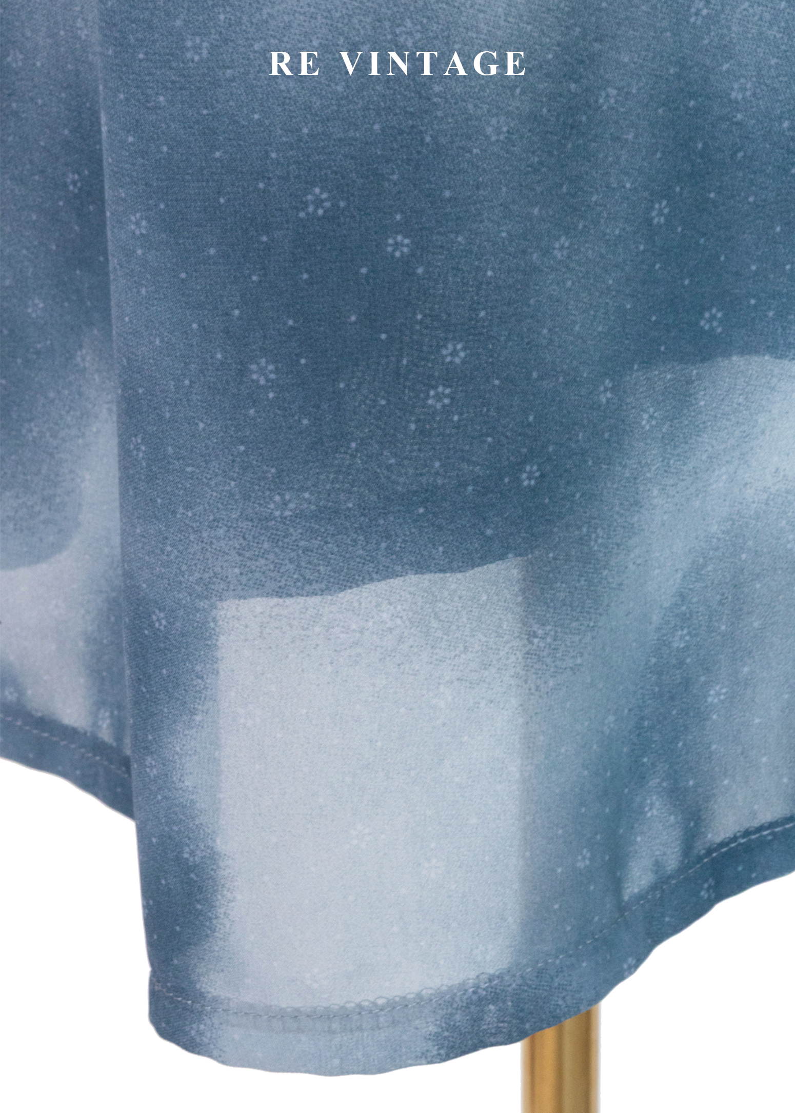 雲的形狀小花的溫度長洋裝9