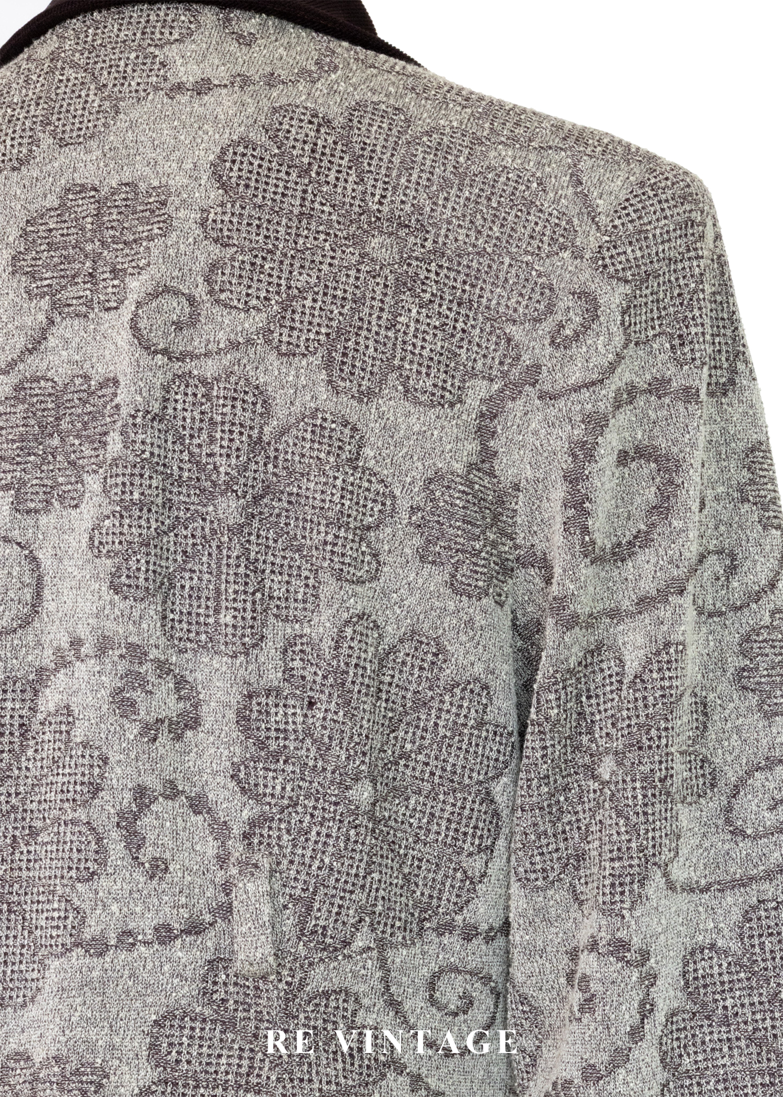 質感單品 - 溫潤培茶壓印花紋西裝式長洋裝17