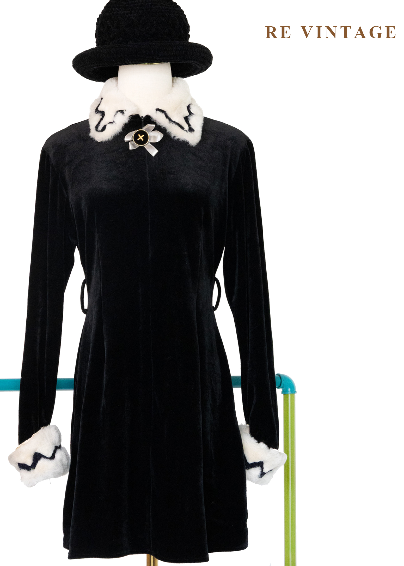 雪白公主復古少女歌德洋裝