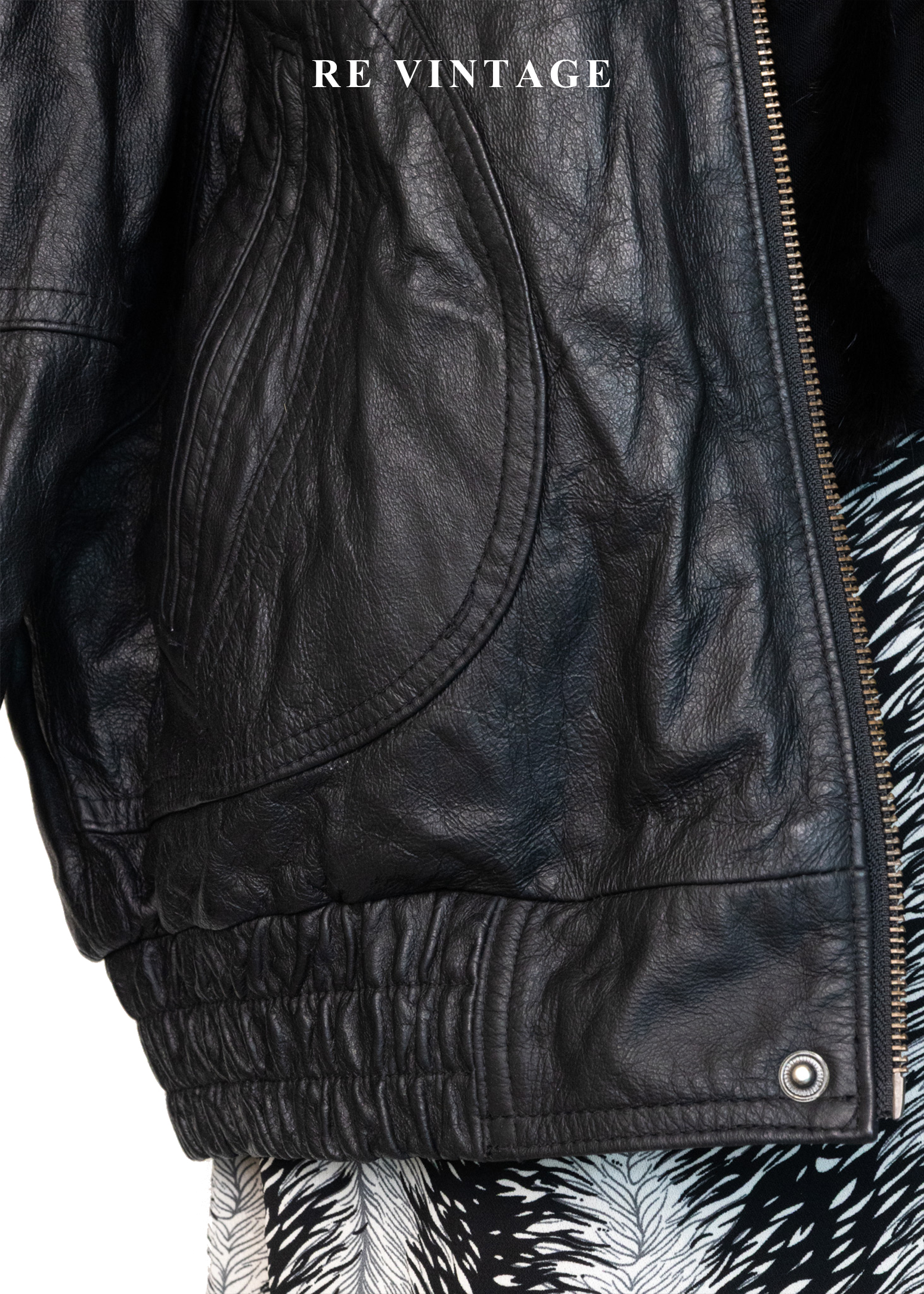 質感單品 - 牛皮夜行者皮革外套9
