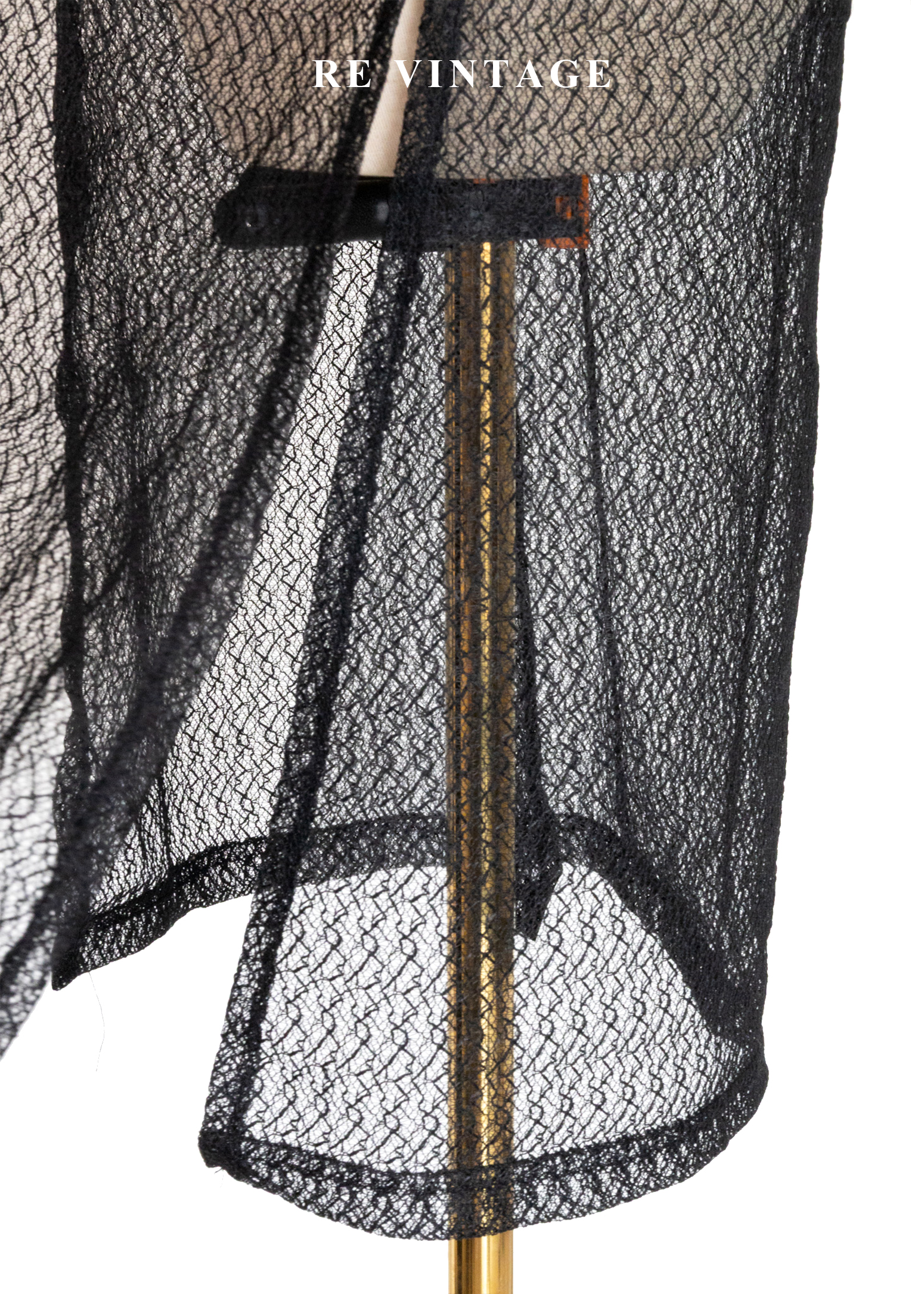 半透夢境中國釦蕾絲洋裝/罩衫12