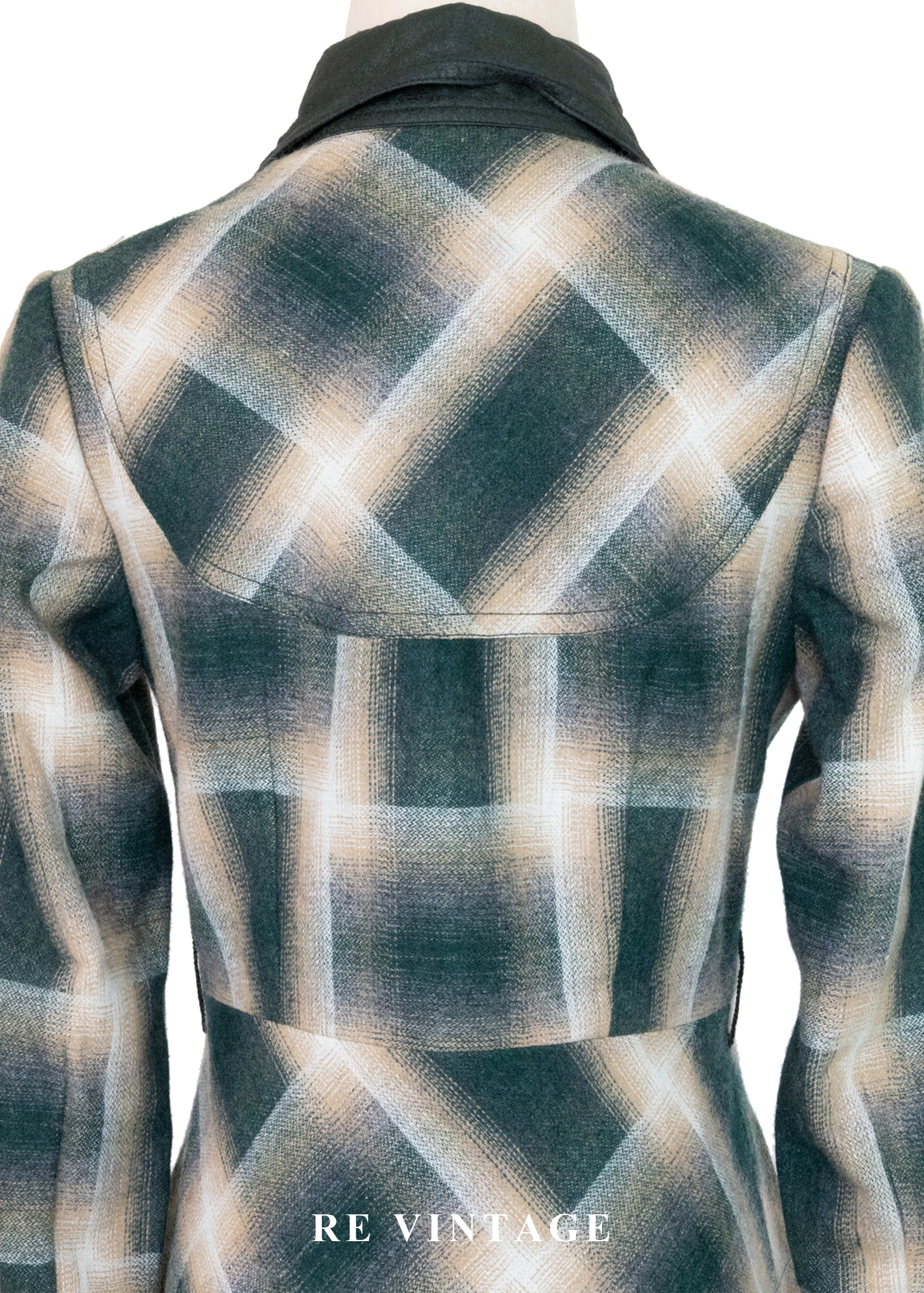 Echo in the Pines 霧裡森林格紋長洋裝15