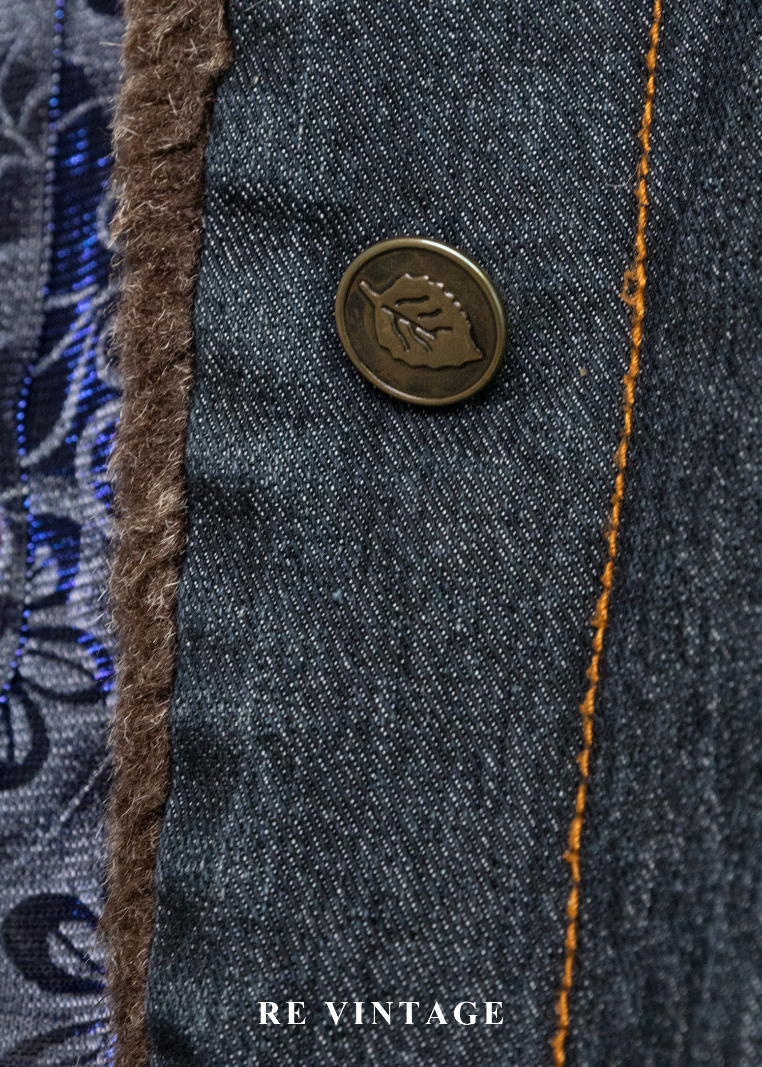 靈魂藍調深棕毛領牛仔外套14