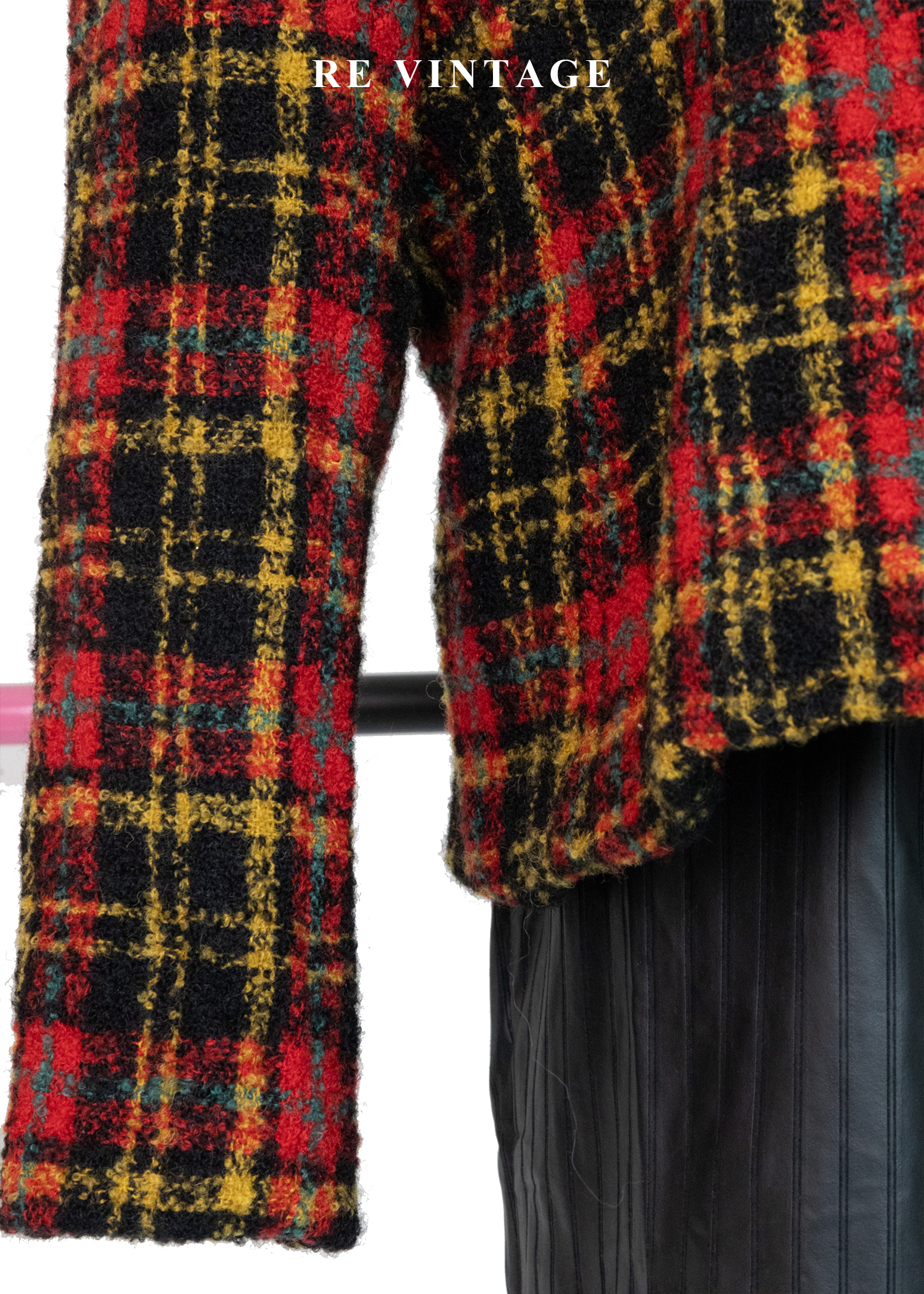 日本製 - 巴黎秋天明亮格紋西裝外套6