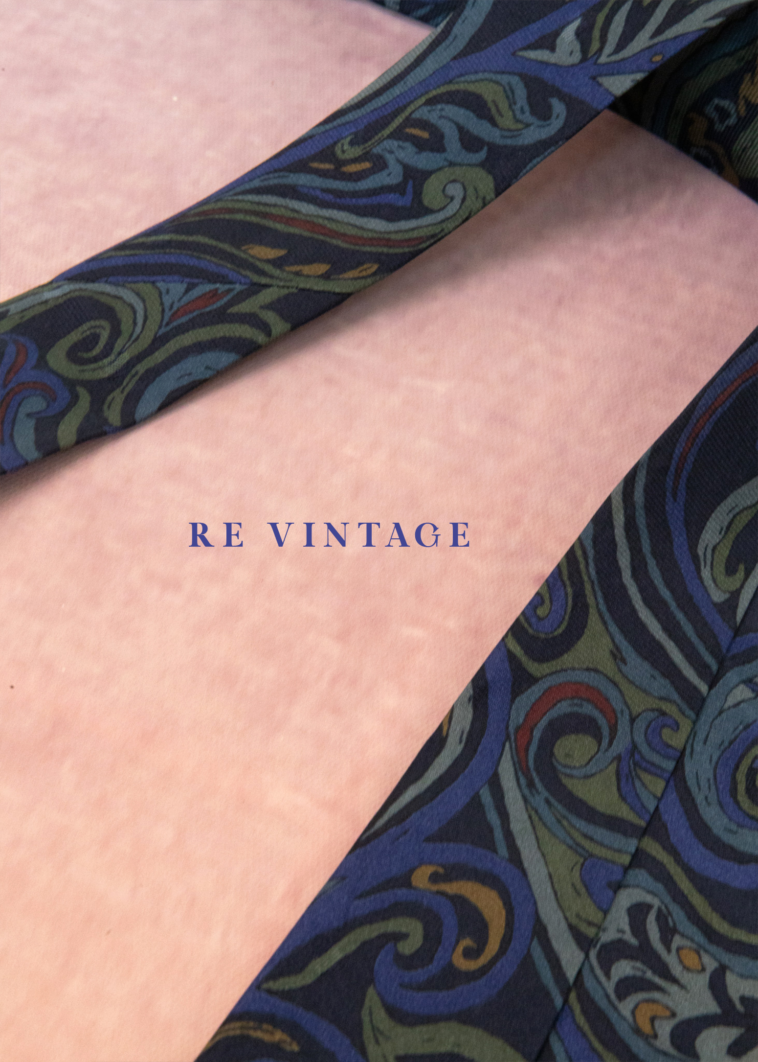 冷調漂浮渦狀煙霧領帶10