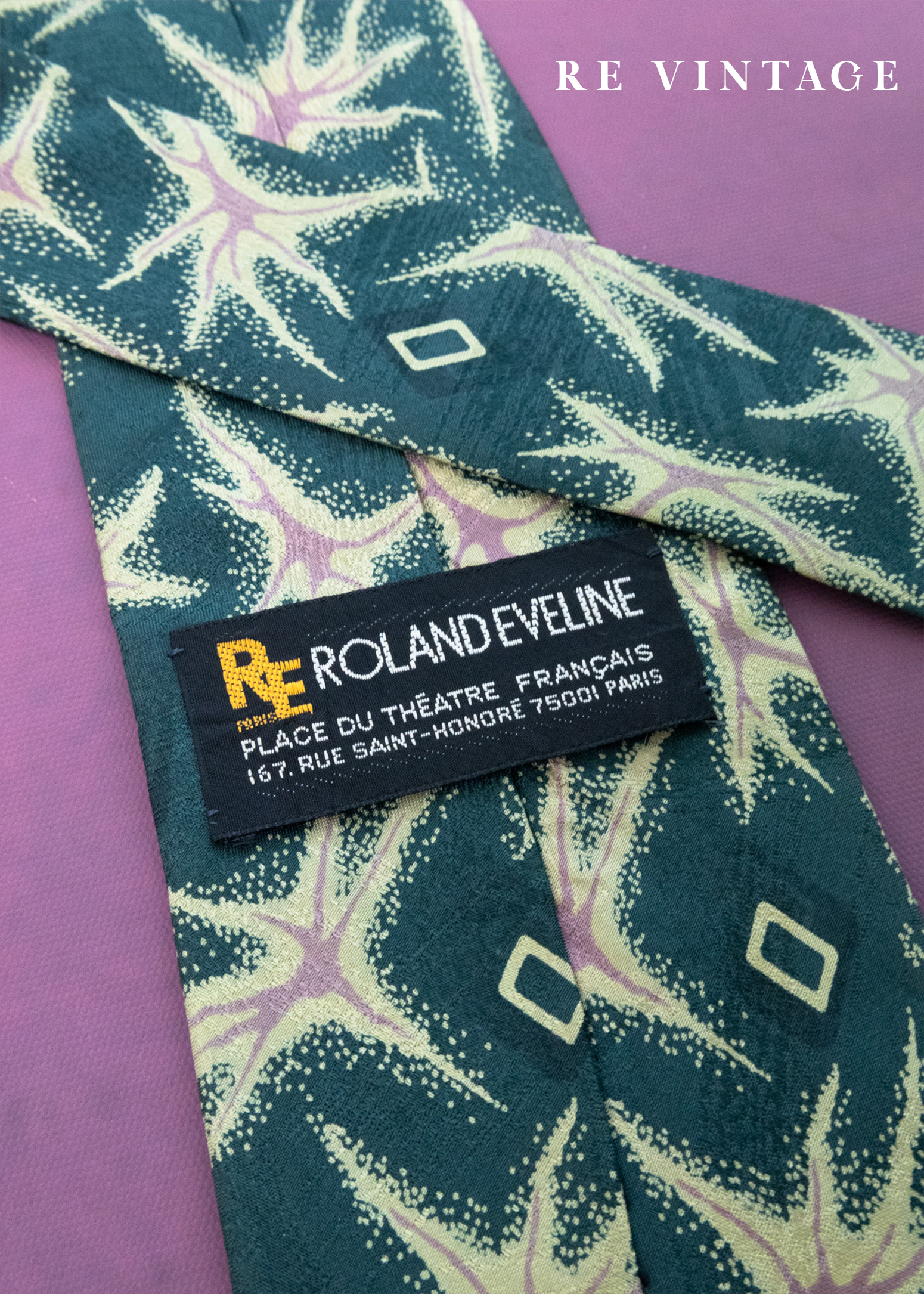 迷幻海星抽象圖騰領帶3