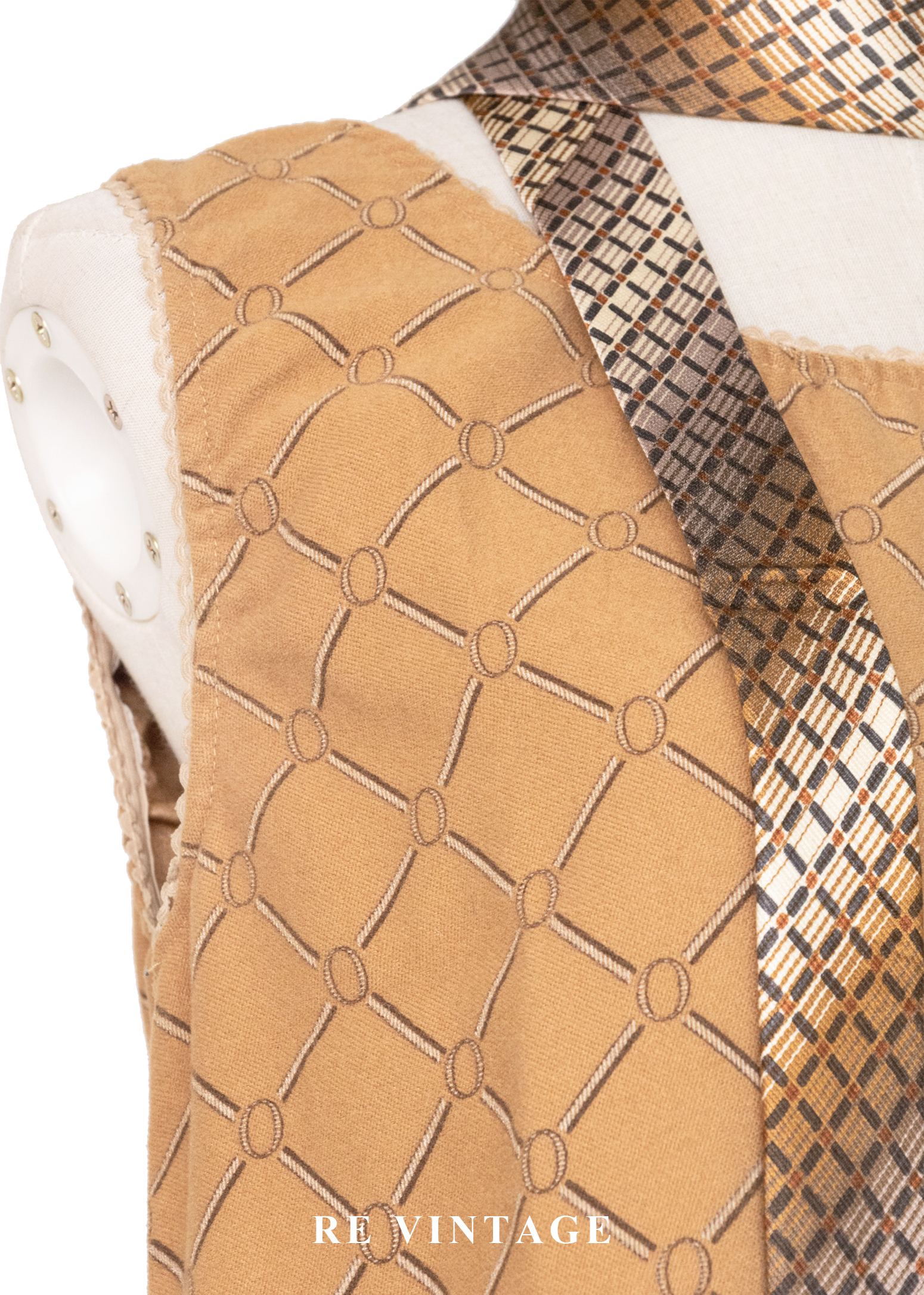 午後蜂蜜網格洋裝5