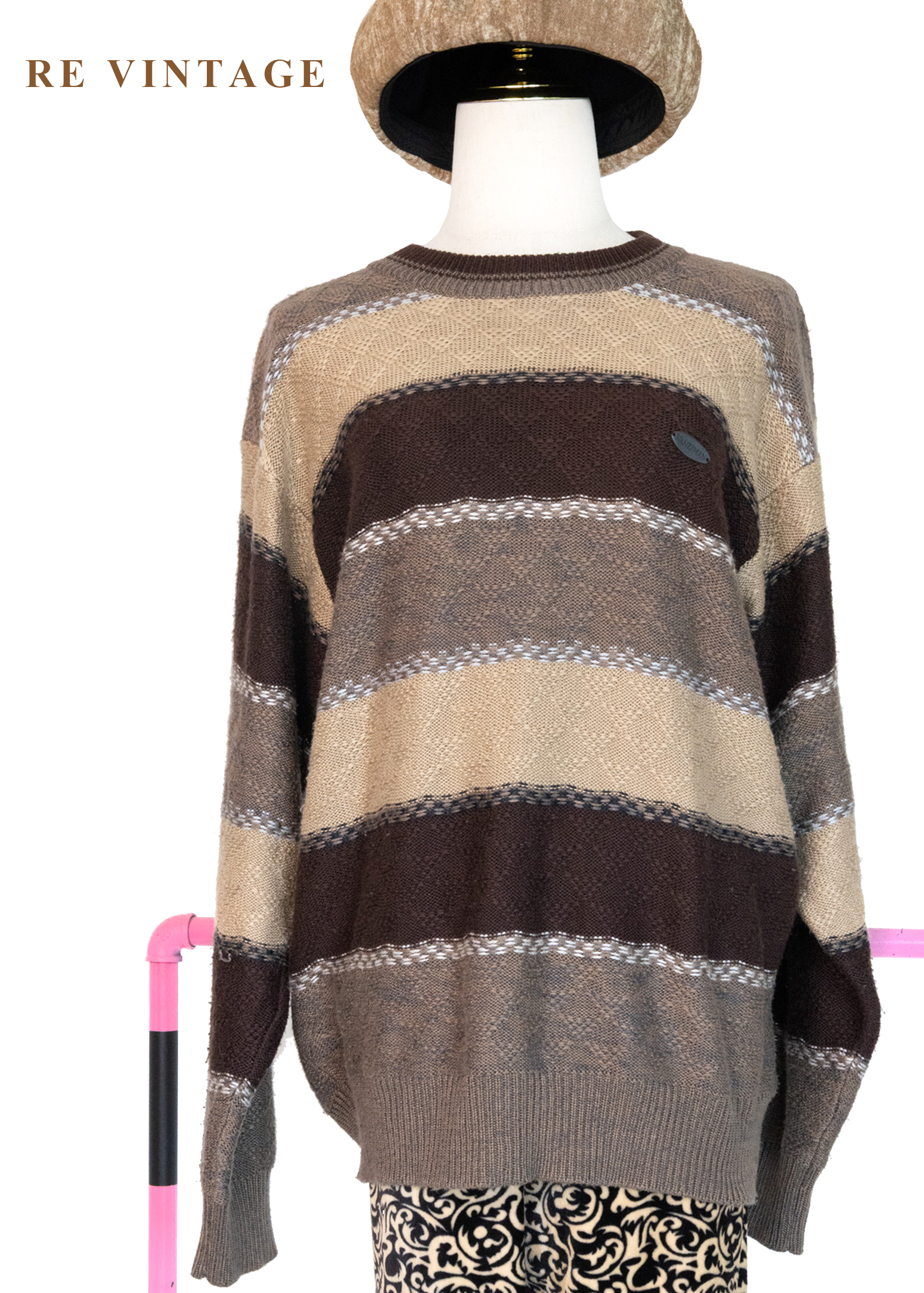 可可分層蛋糕針織毛衣