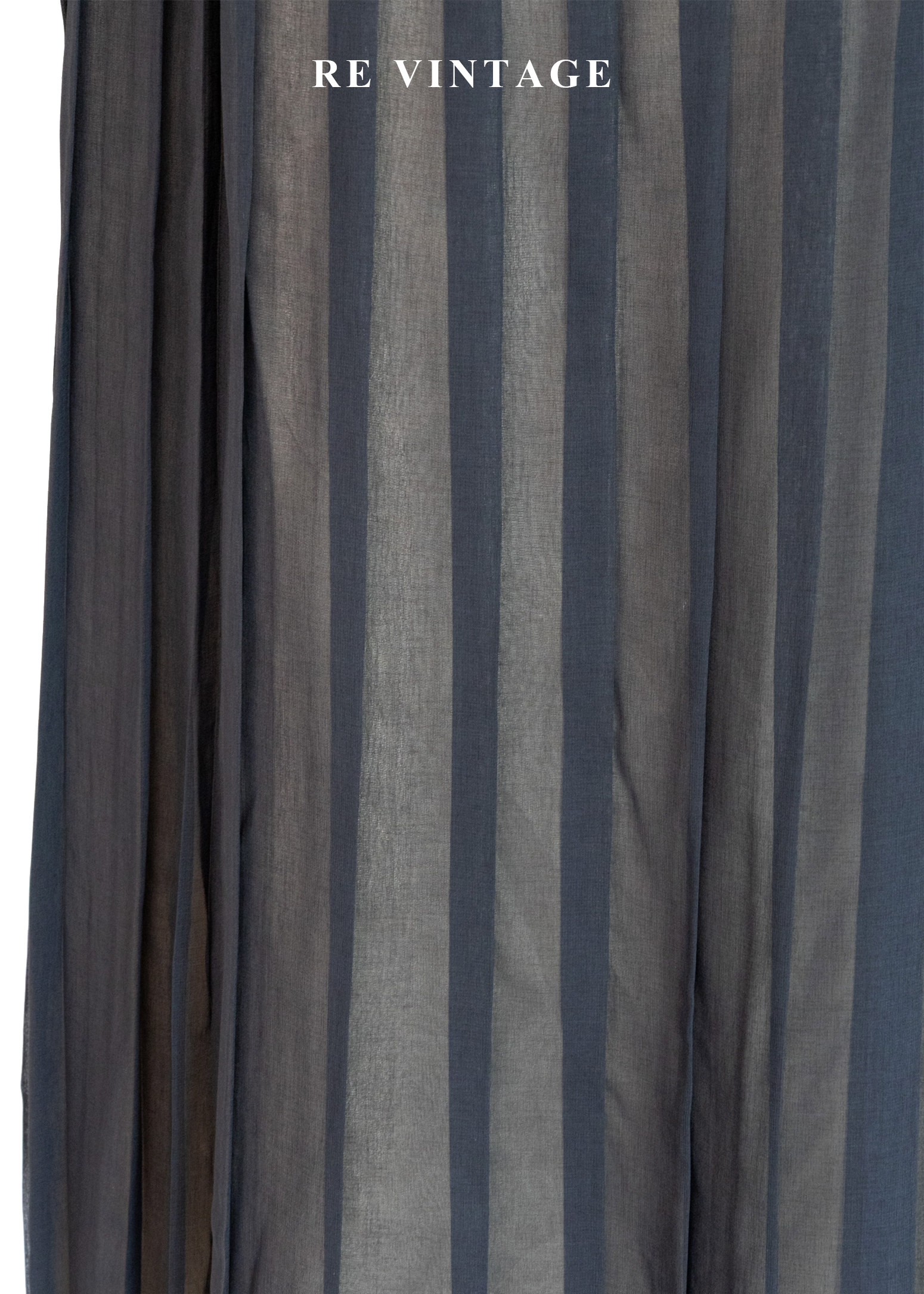 墨灰半透視百褶長裙(27")11