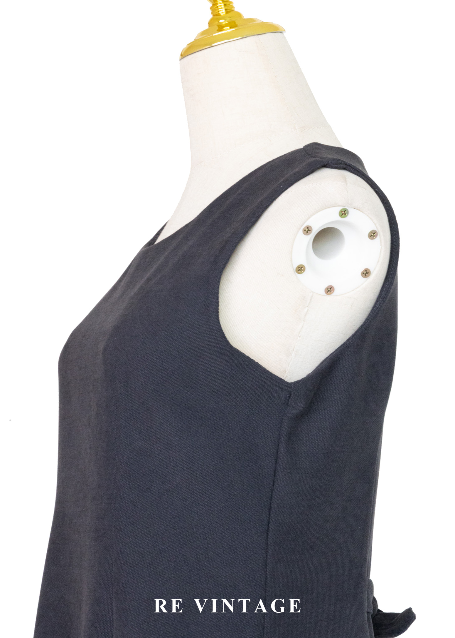 質感單品 - 詩意刺繡花卉深灰色秋冬洋裝8