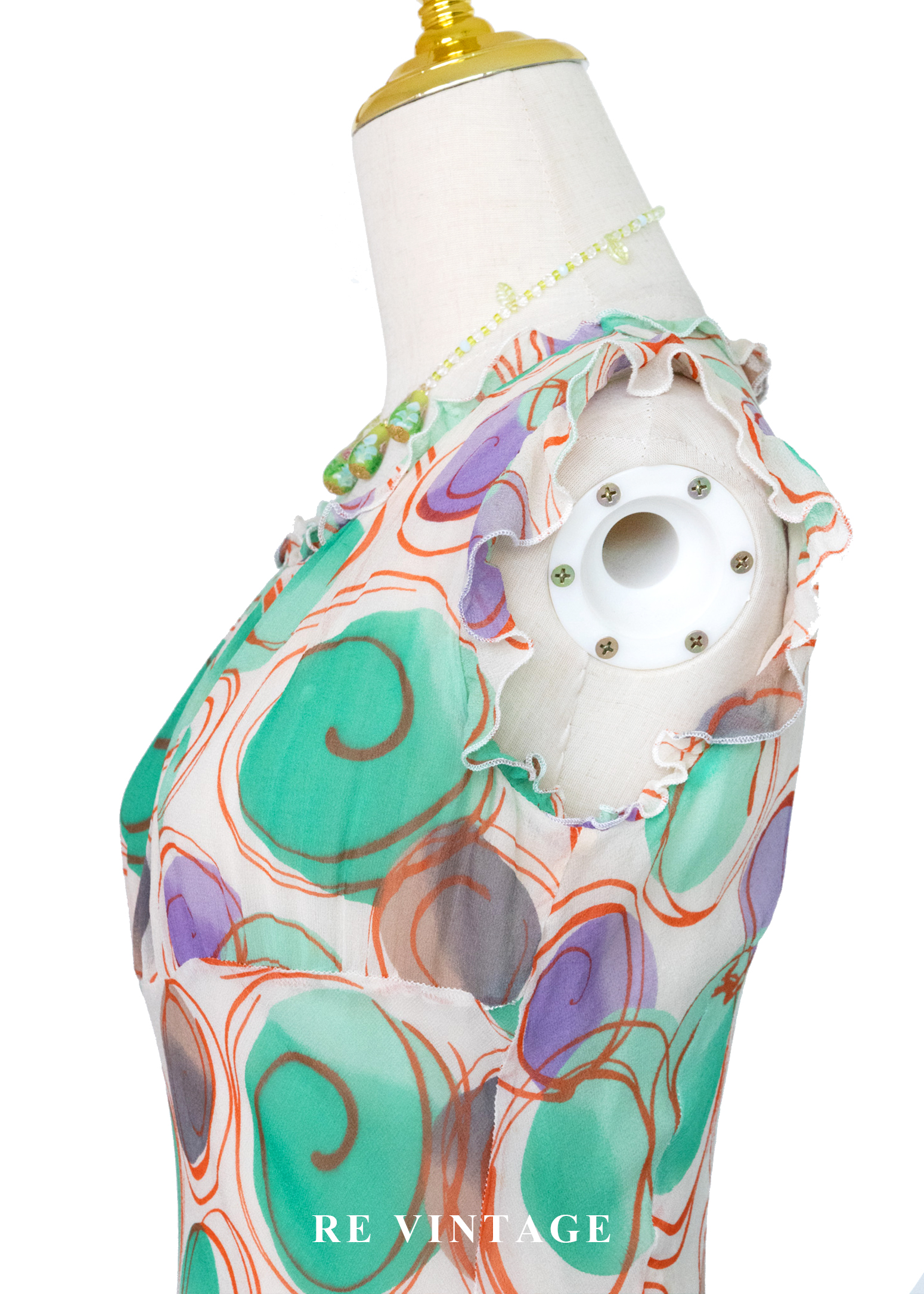 奇幻冒險 - 迷幻漩渦隨性塗鴉洋裝10