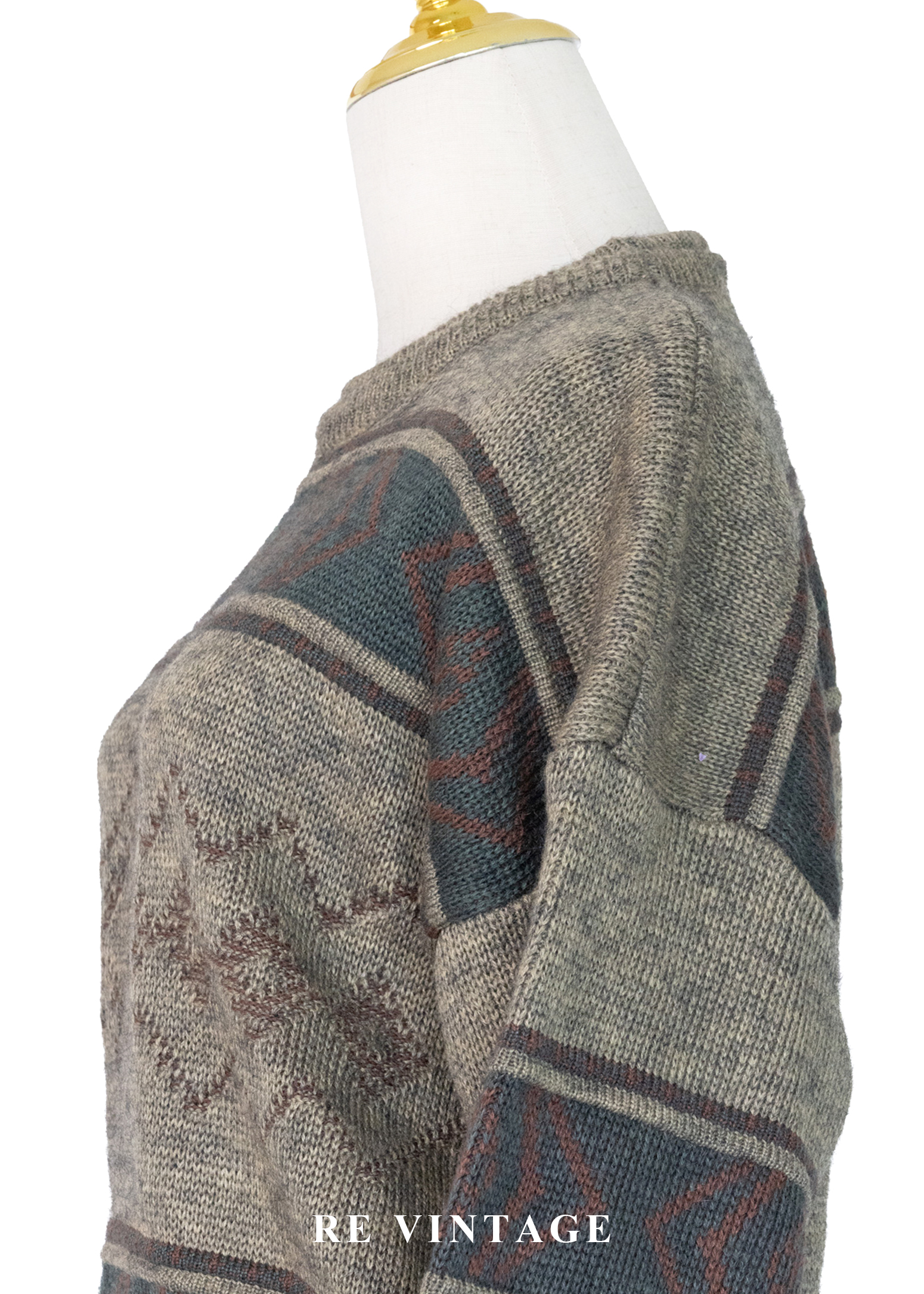 石林晨光幾何圖騰針織毛衣8