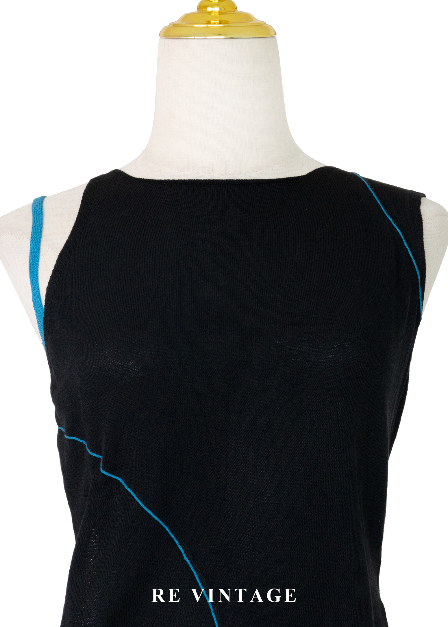 酷女孩特別剪裁針織背心7