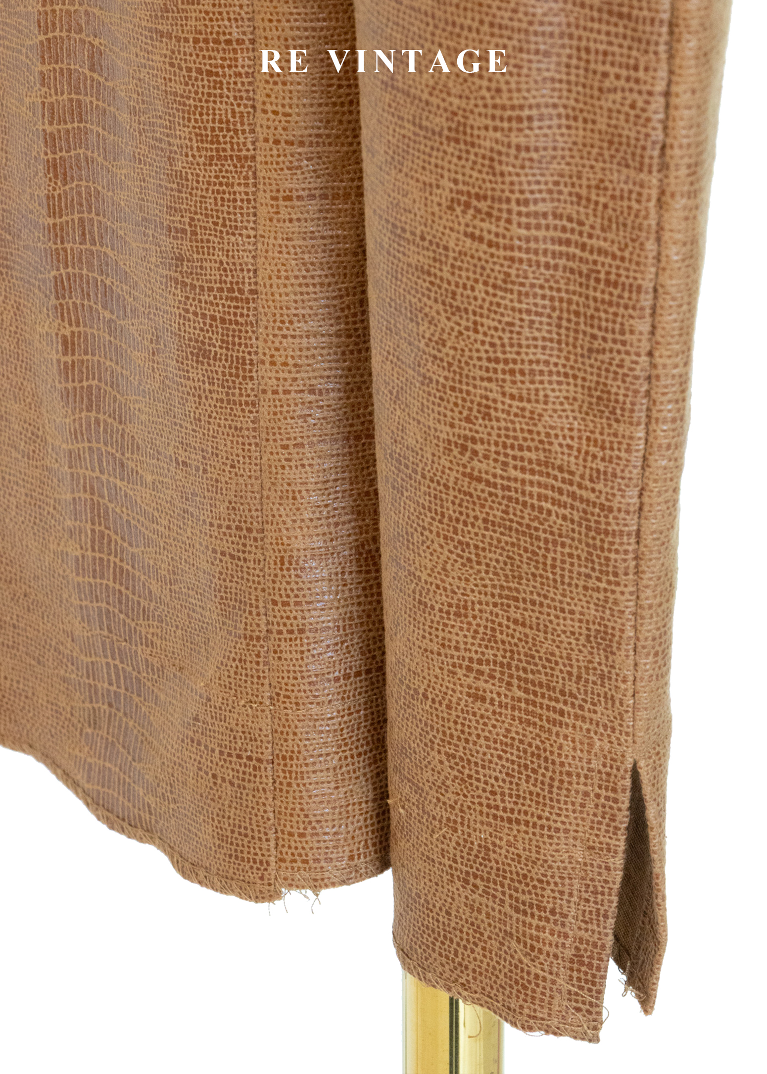 曠野的餘暉仿蛇紋壓紋長褲(~26")8