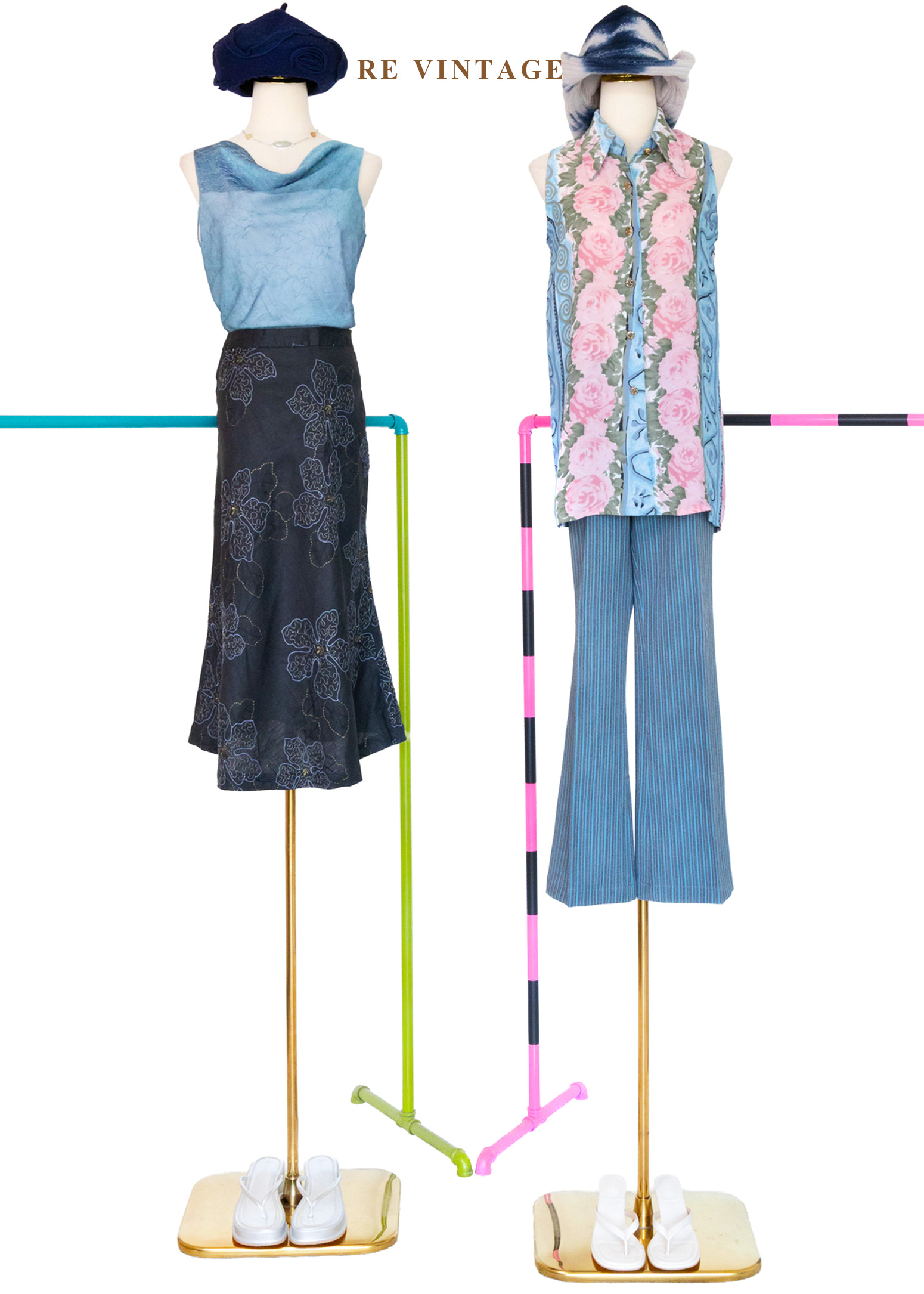 華麗金銀刺繡花花美裙 (30")2