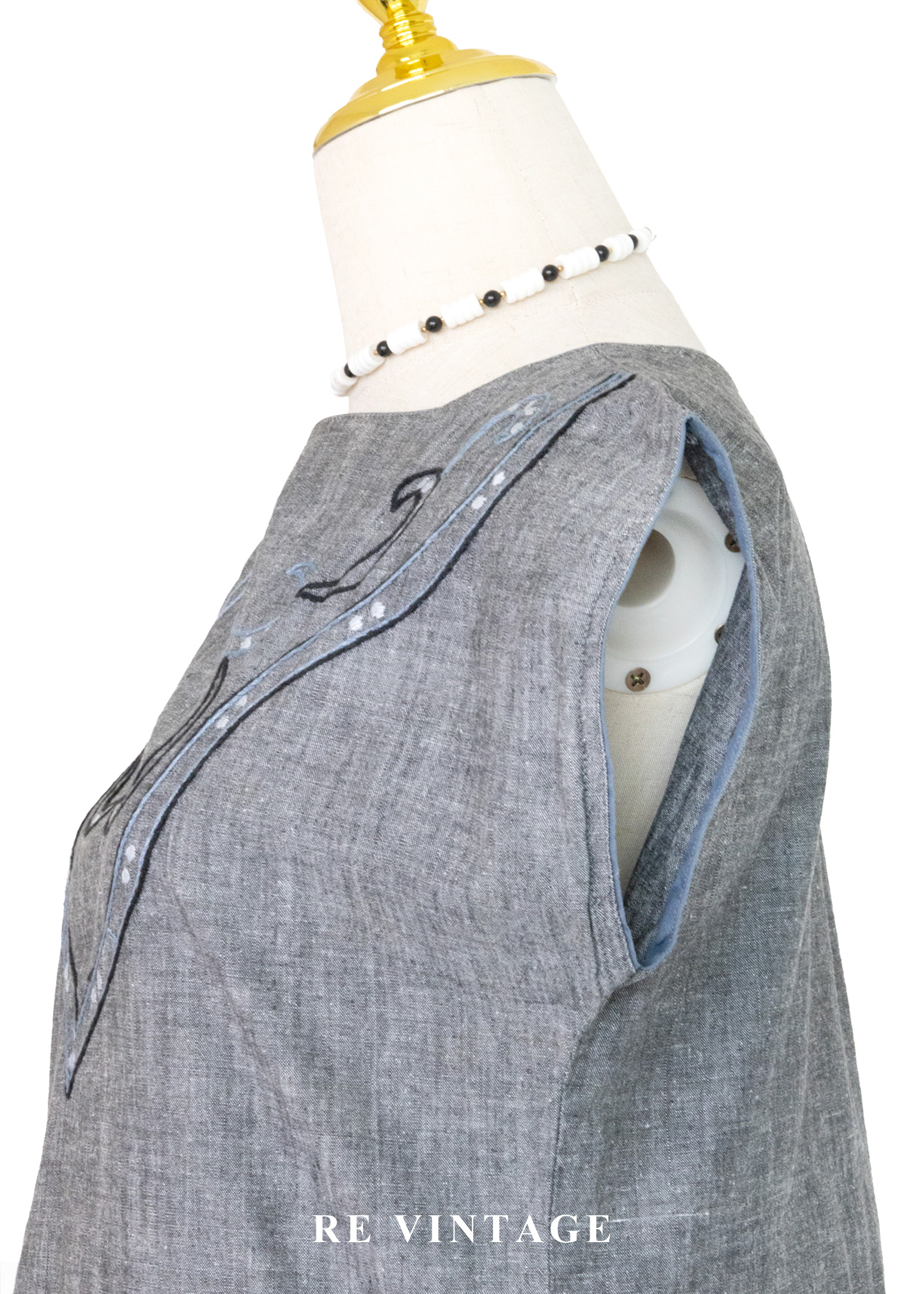 摩登西部牛仔灰底帥氣上衣8