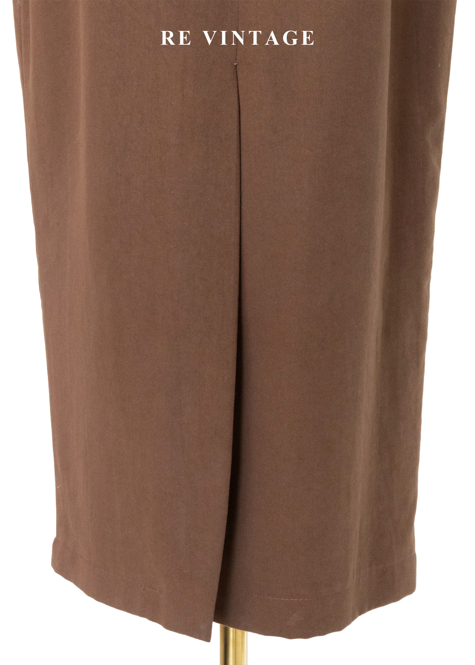 氣質單品 - 摩卡珍珠富家千金高腰長裙(25")9