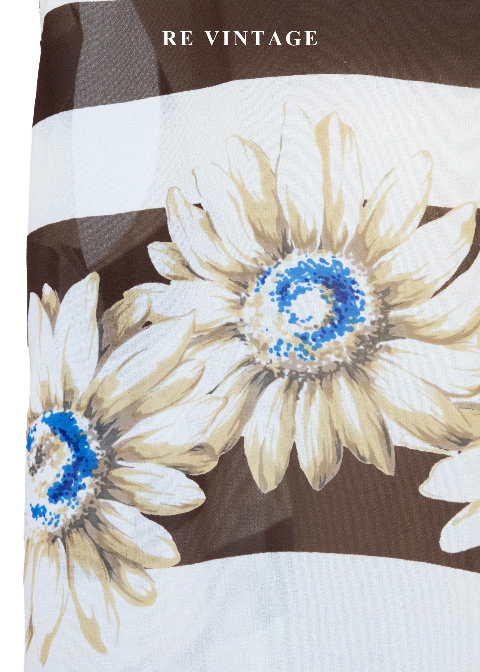 盛夏的影子- 向日葵花園條紋背心9