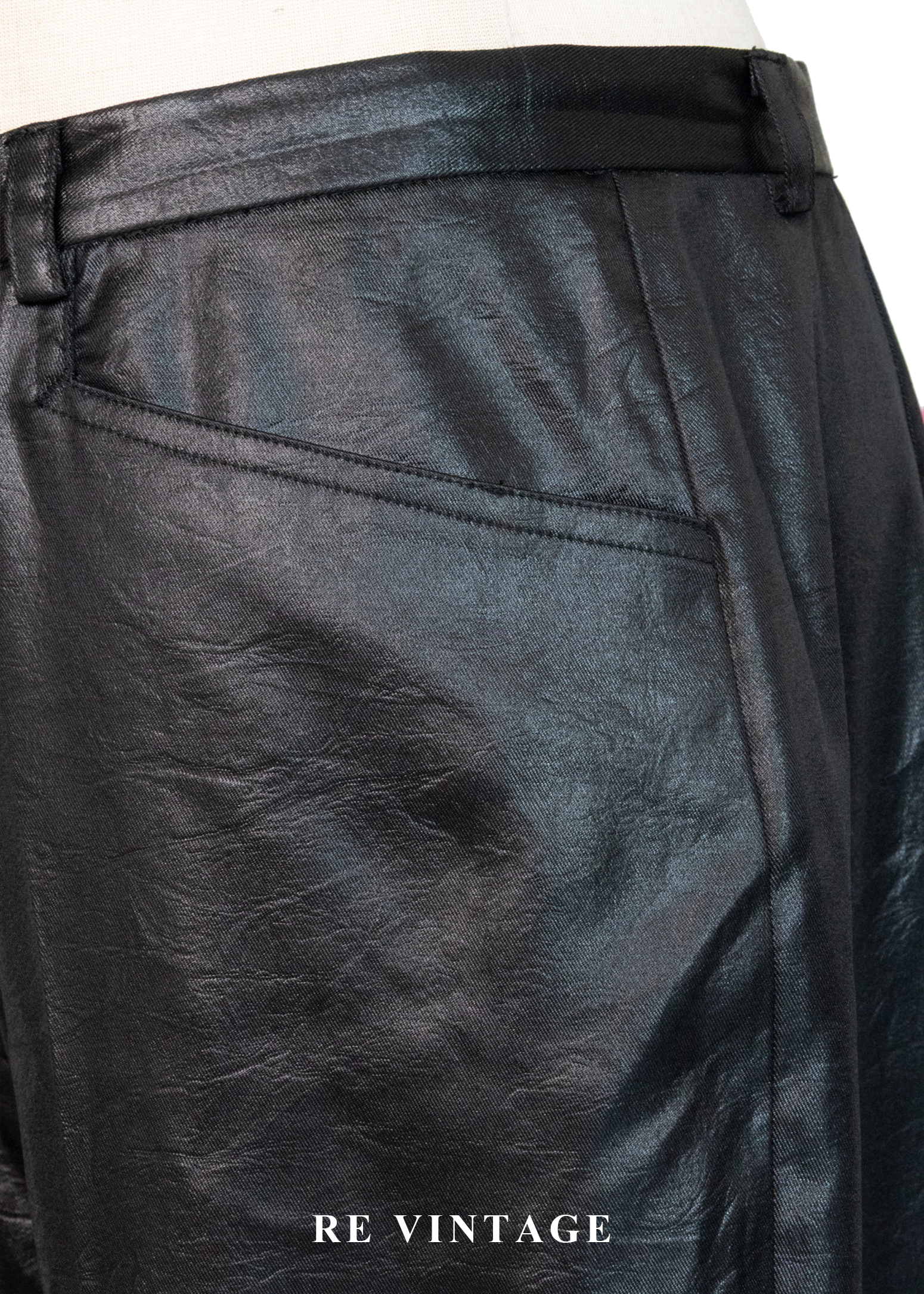 微高光感仿皮革長褲(27.5")7