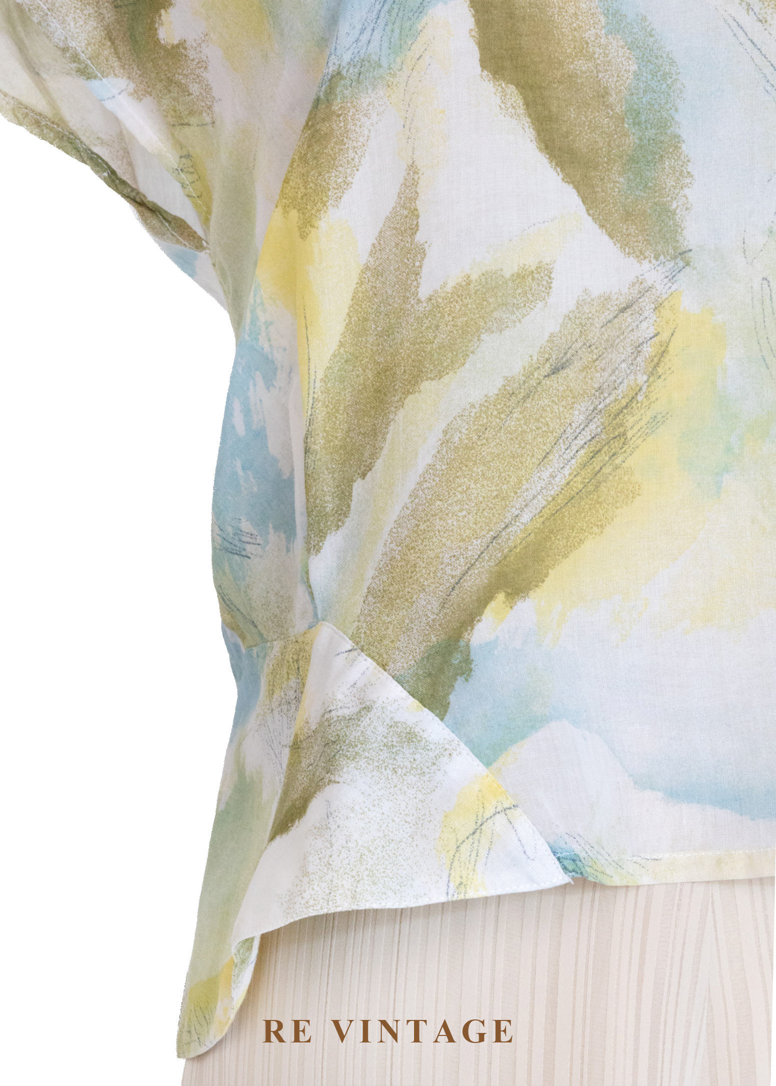 晨光水彩暈染棉料上衣6