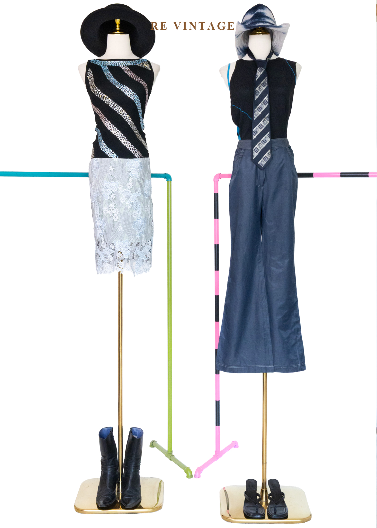 酷女孩特別剪裁針織背心2