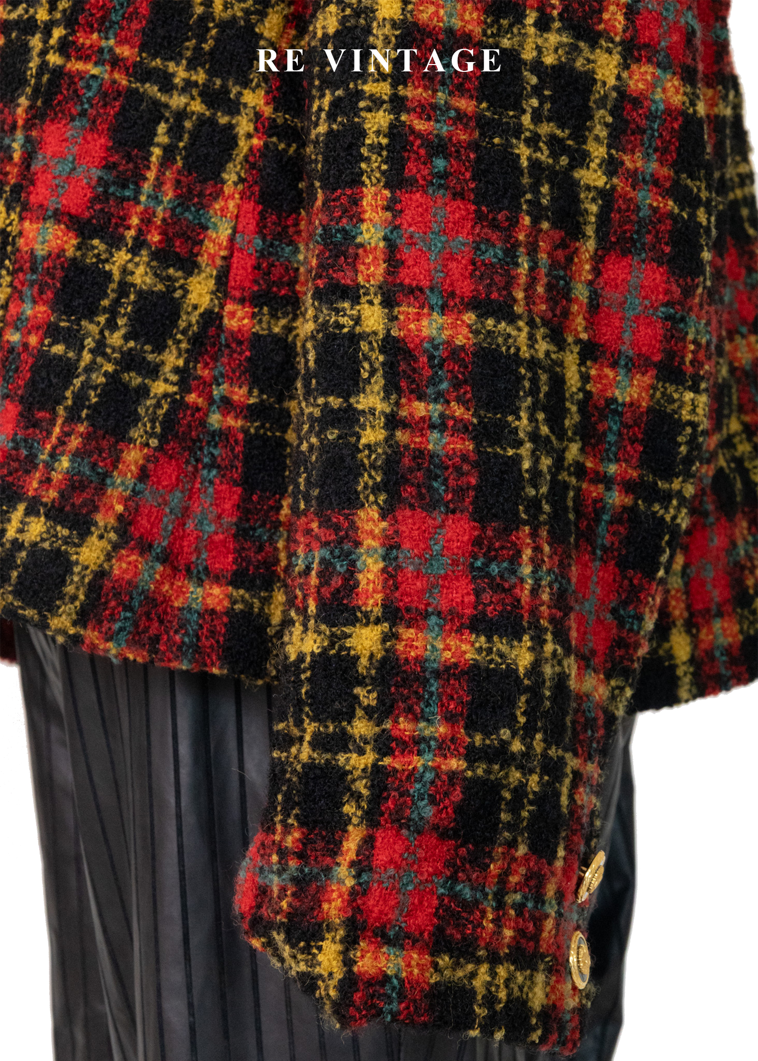 日本製 - 巴黎秋天明亮格紋西裝外套11