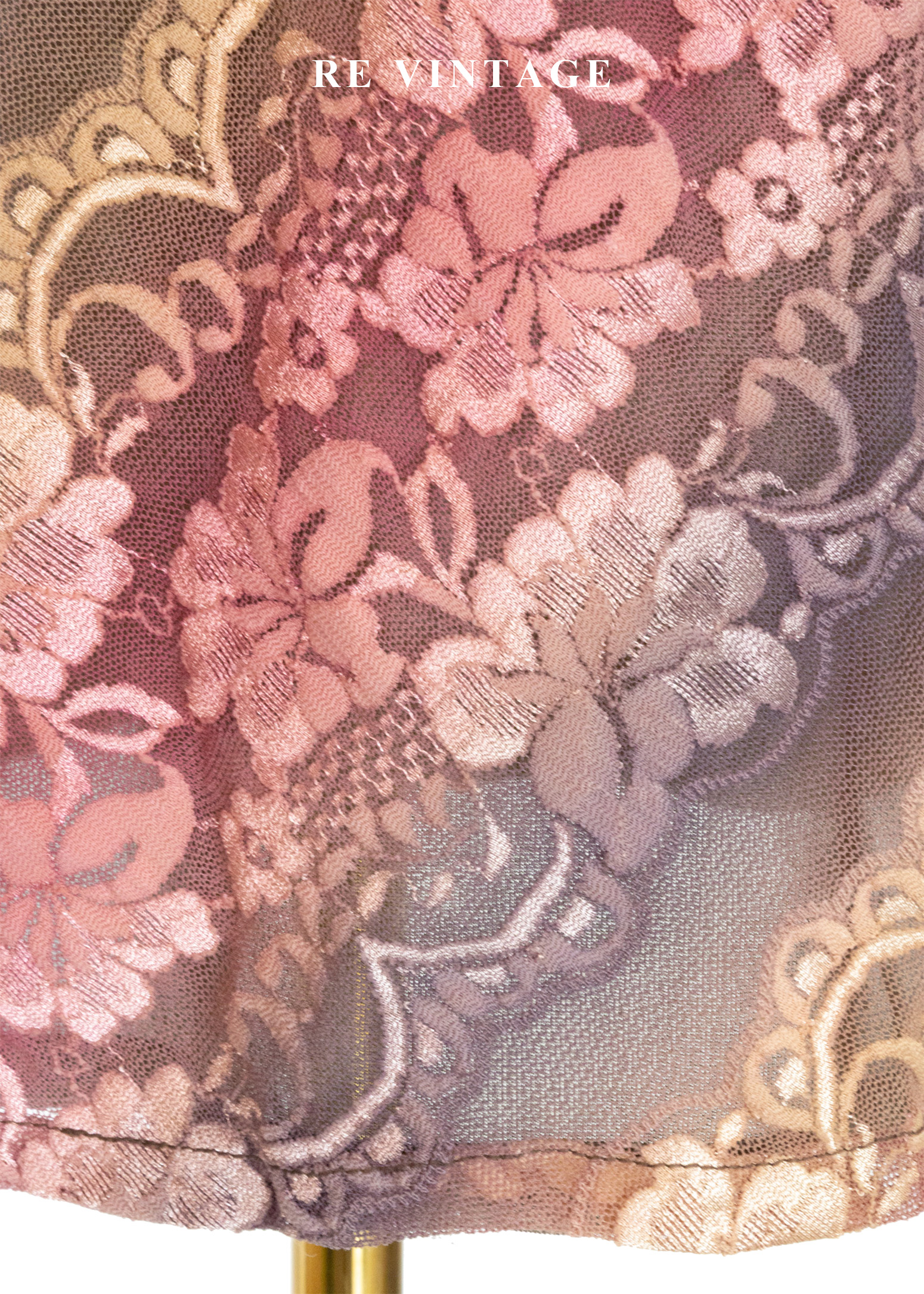 Baroque Reverie 斜紋漸層蕾絲美裙 (28")6