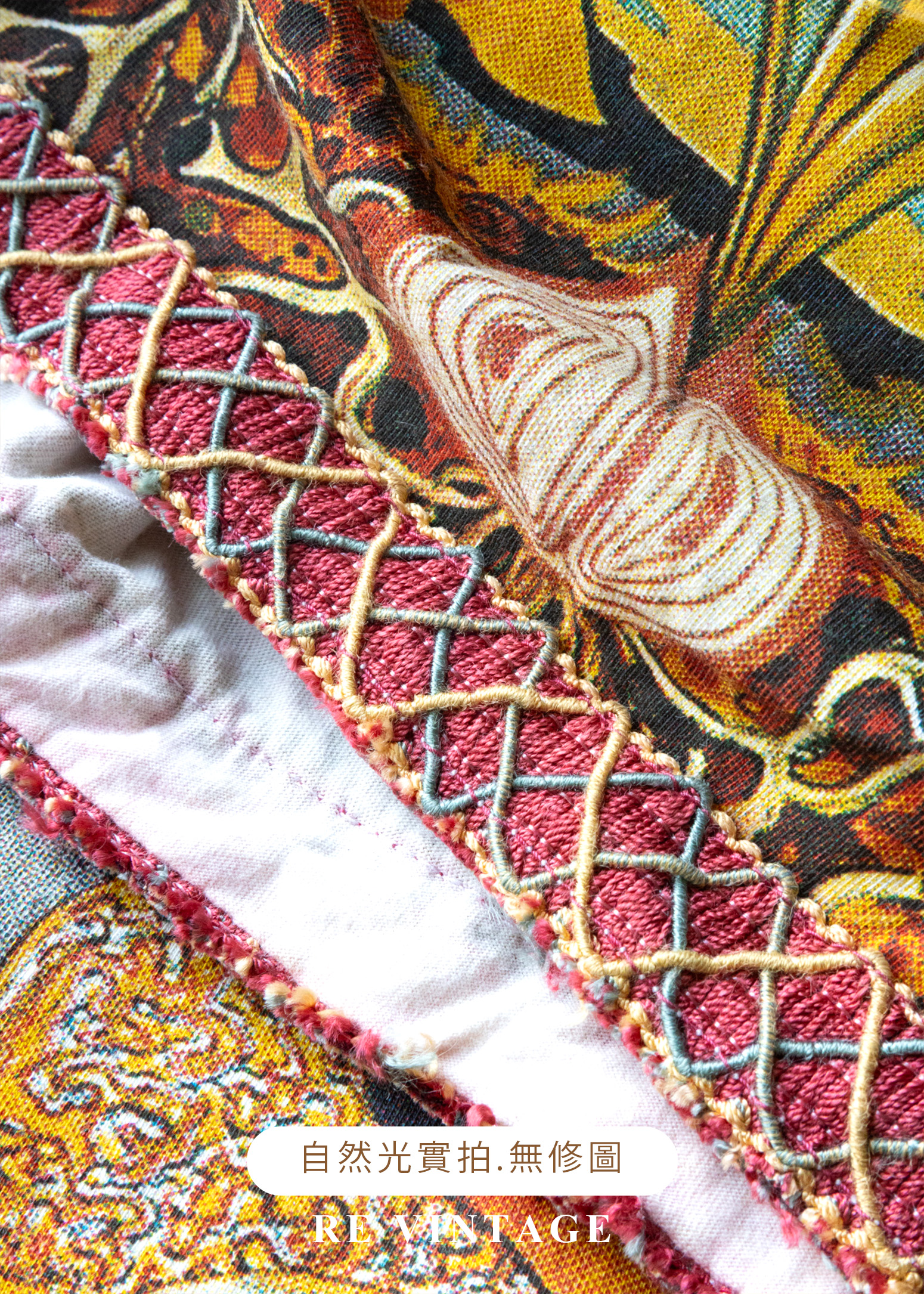 神秘凝視迷幻畫布短版背心13