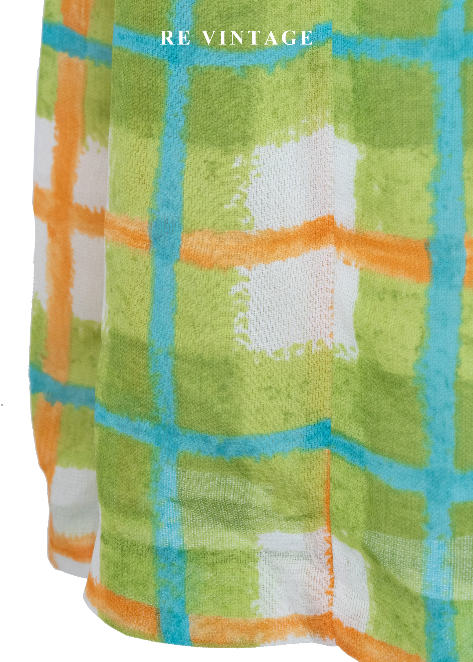 夏日維他命 - 手繪格紋洋裝13