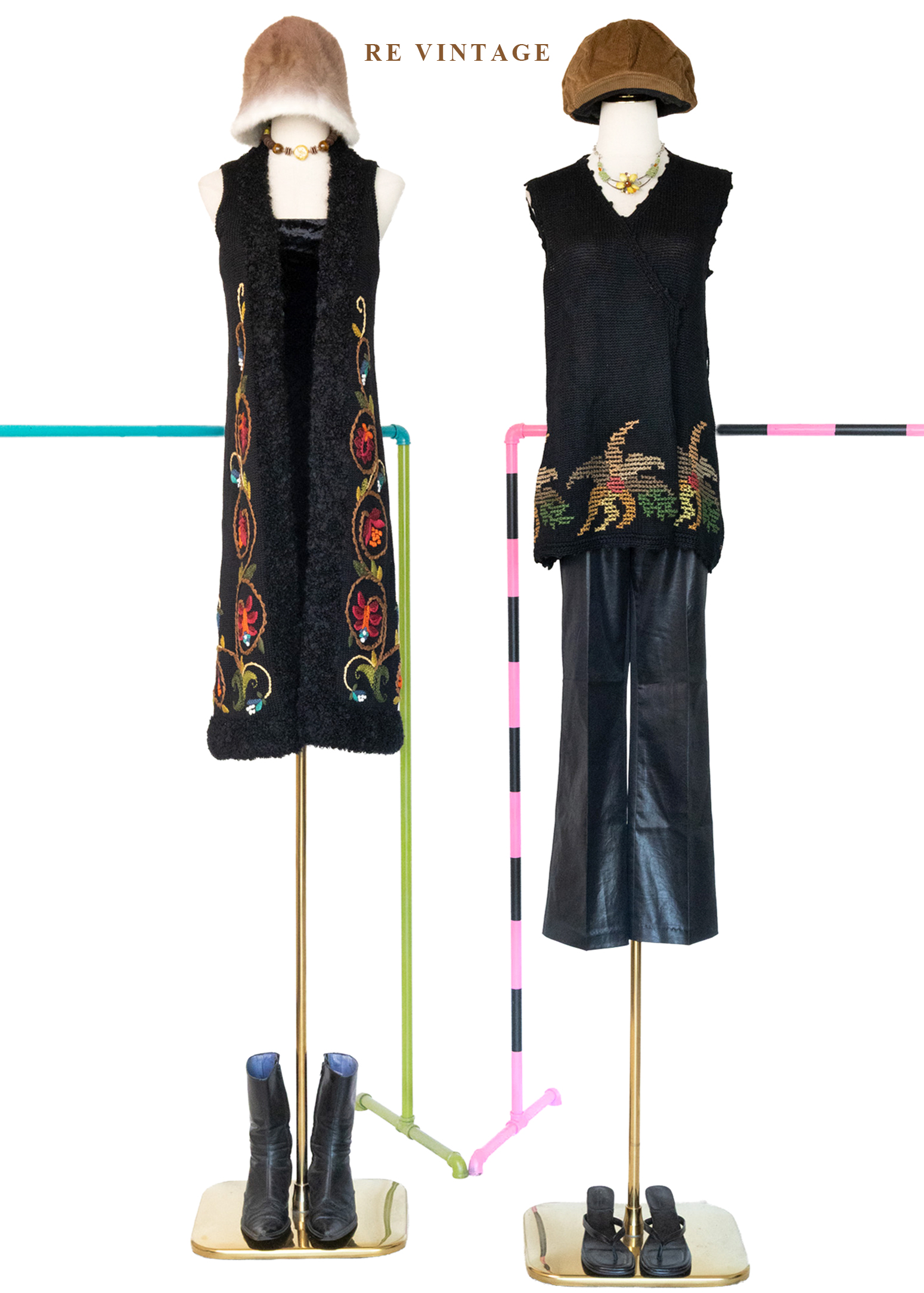 微高光感仿皮革長褲(27.5")2