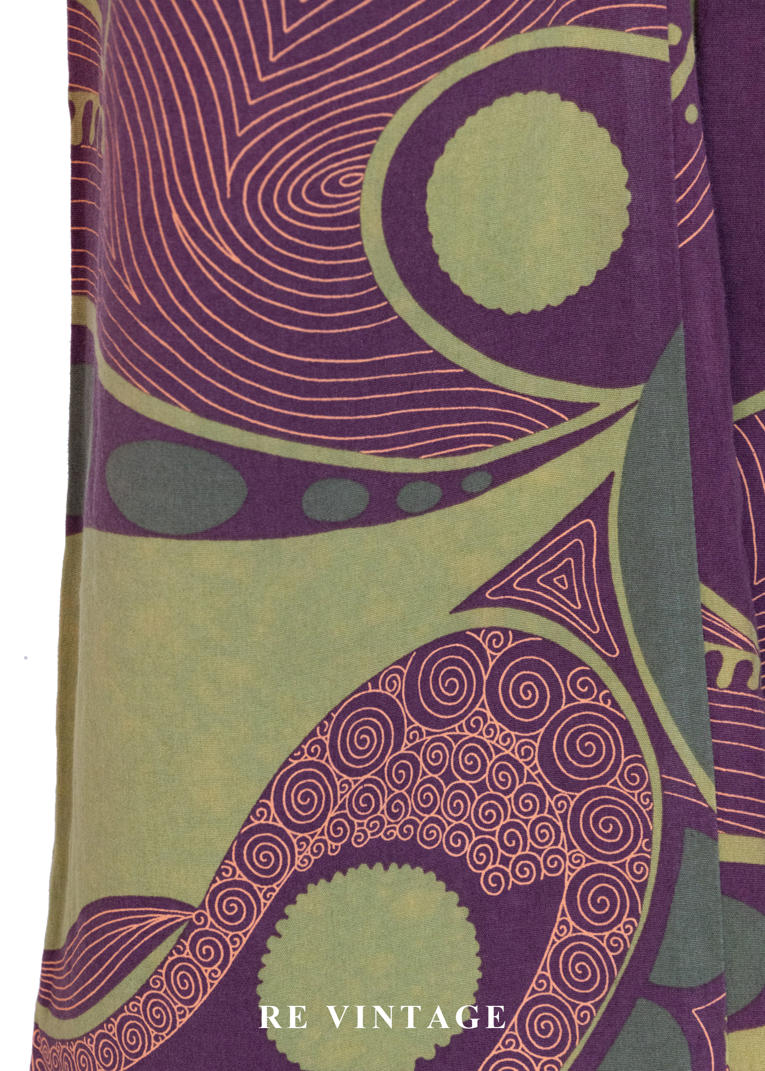 迷幻綠洲花紋流動美褲(26")14