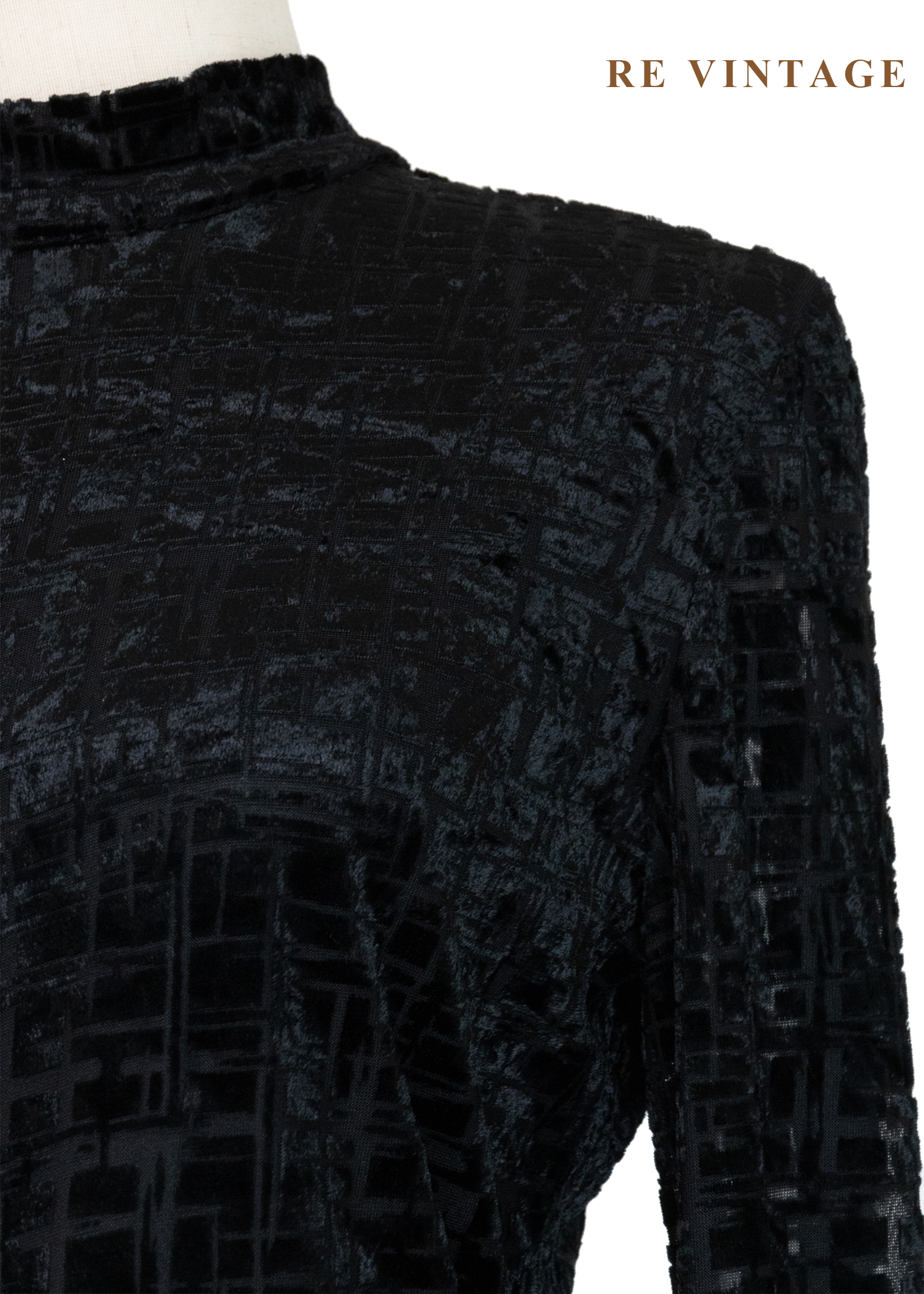 數位殘影燒絨上衣5