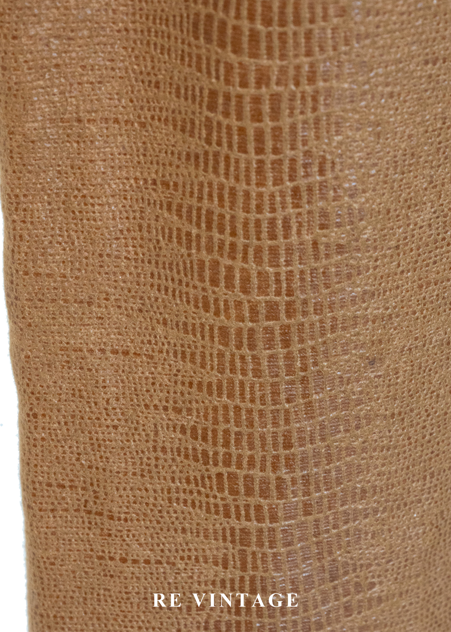 曠野的餘暉仿蛇紋壓紋長褲(~26")12