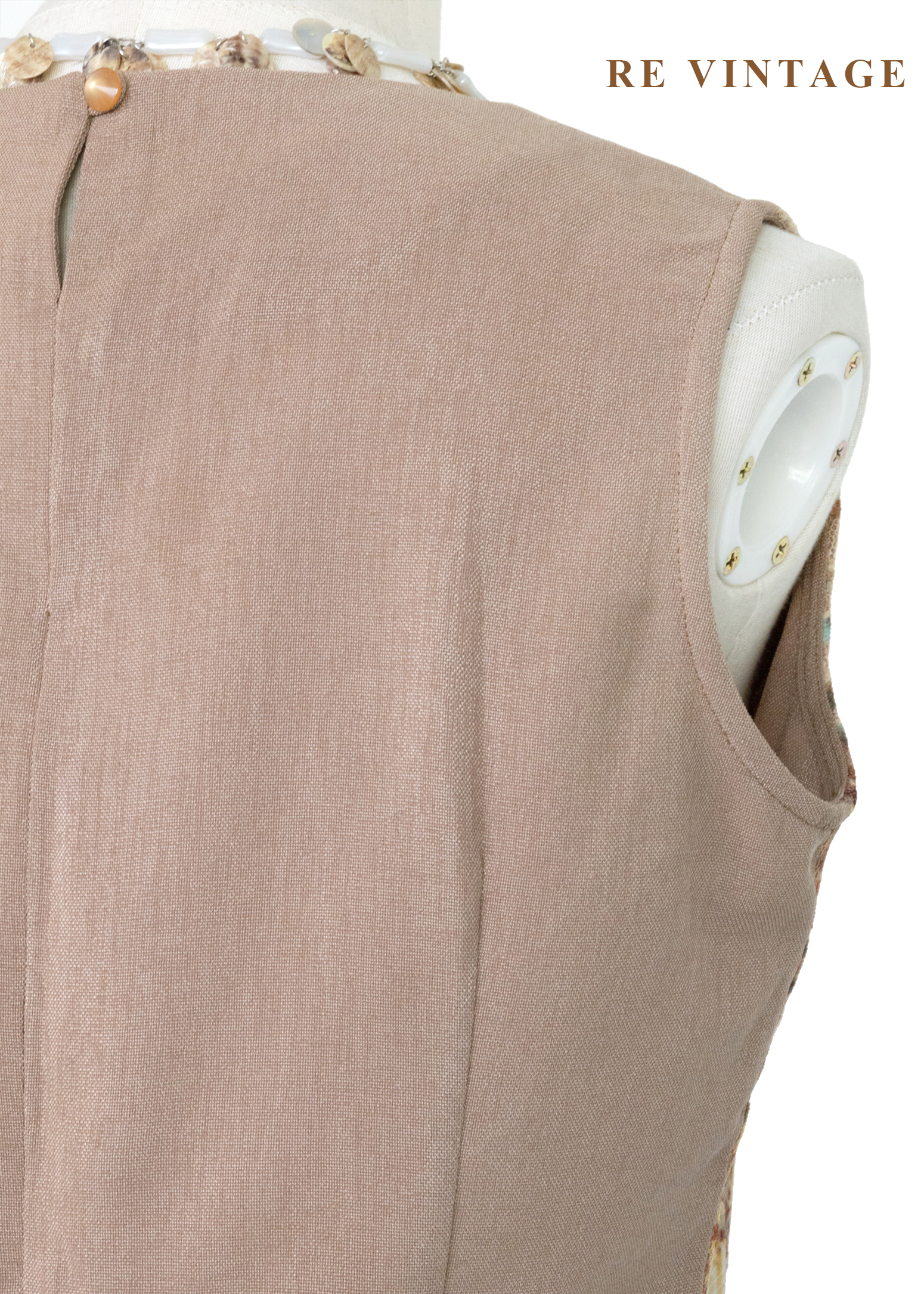 彩漆霧光格紋背心12