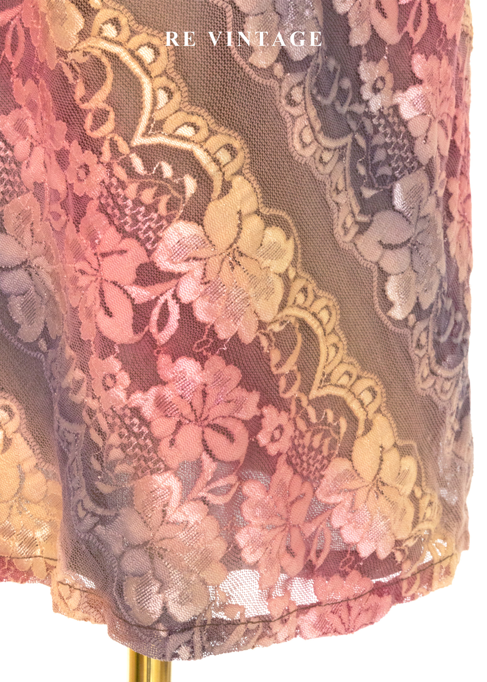 Baroque Reverie 斜紋漸層蕾絲美裙 (28")9