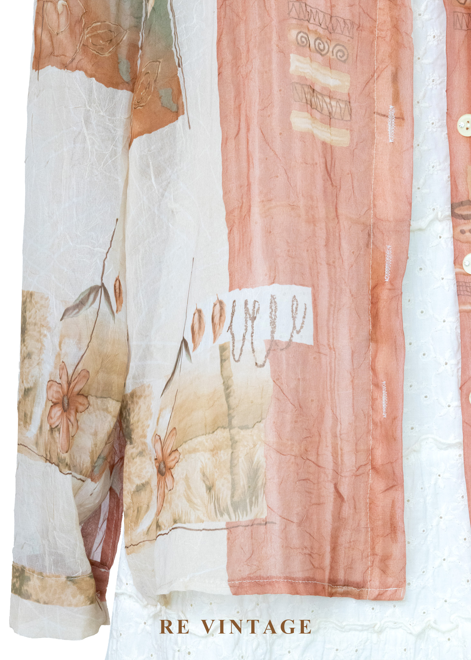 午後藝廊莫內色調透膚襯衫4